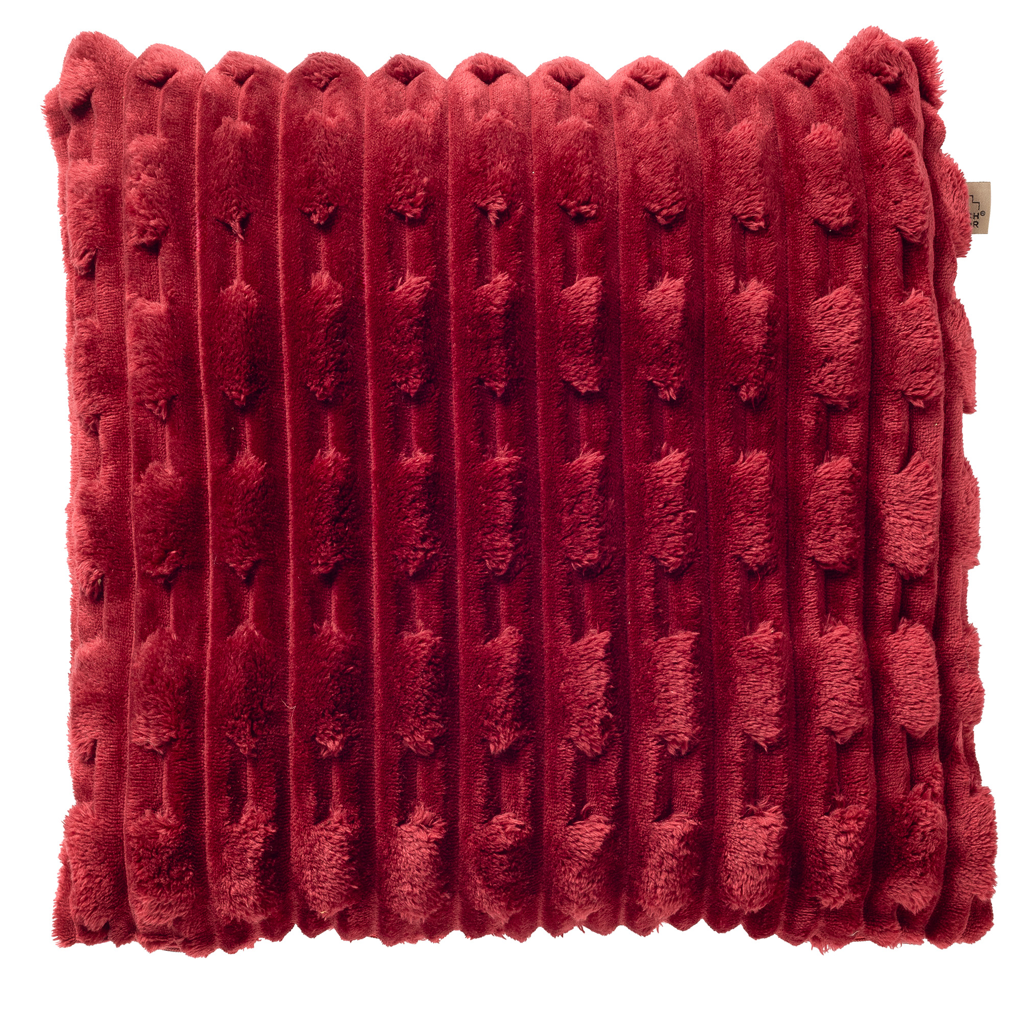 Dutch Decor Sierkussen Luca 45x45 cm Recycled Merlot