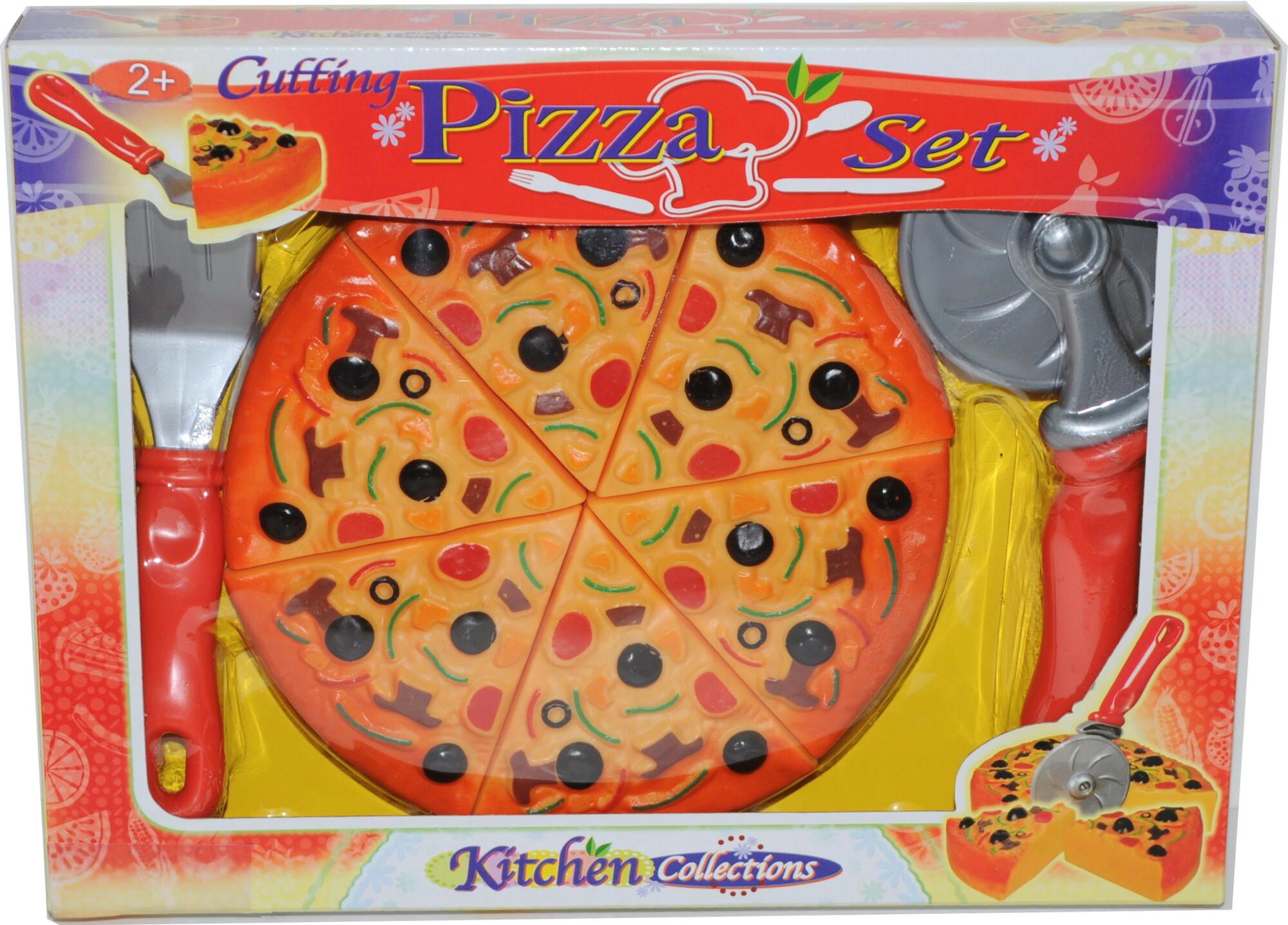 Pizza Set om te snijden in 6 stukken