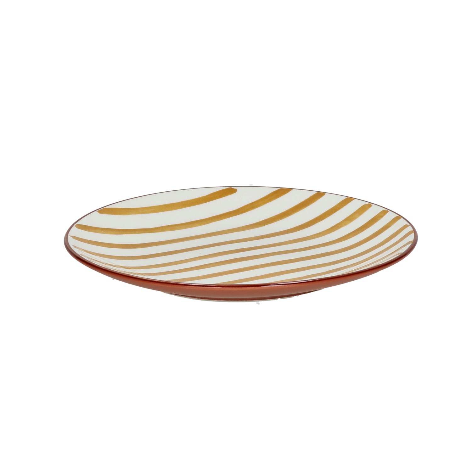 Pomax Dessertbord Mykonos Geel 20.3cm - Porselein