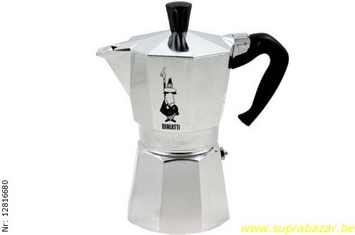 Bialetti Koffiekan Moka Express voor 3 Tassen - 15x10x17 cm