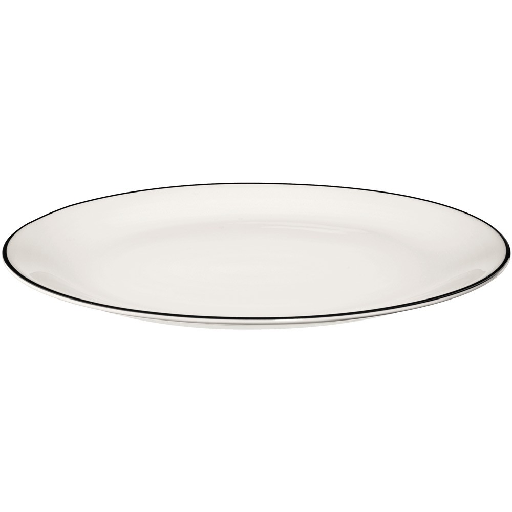 ASA Broodbord Oco Noir White 14.5cm - Fine Bone China