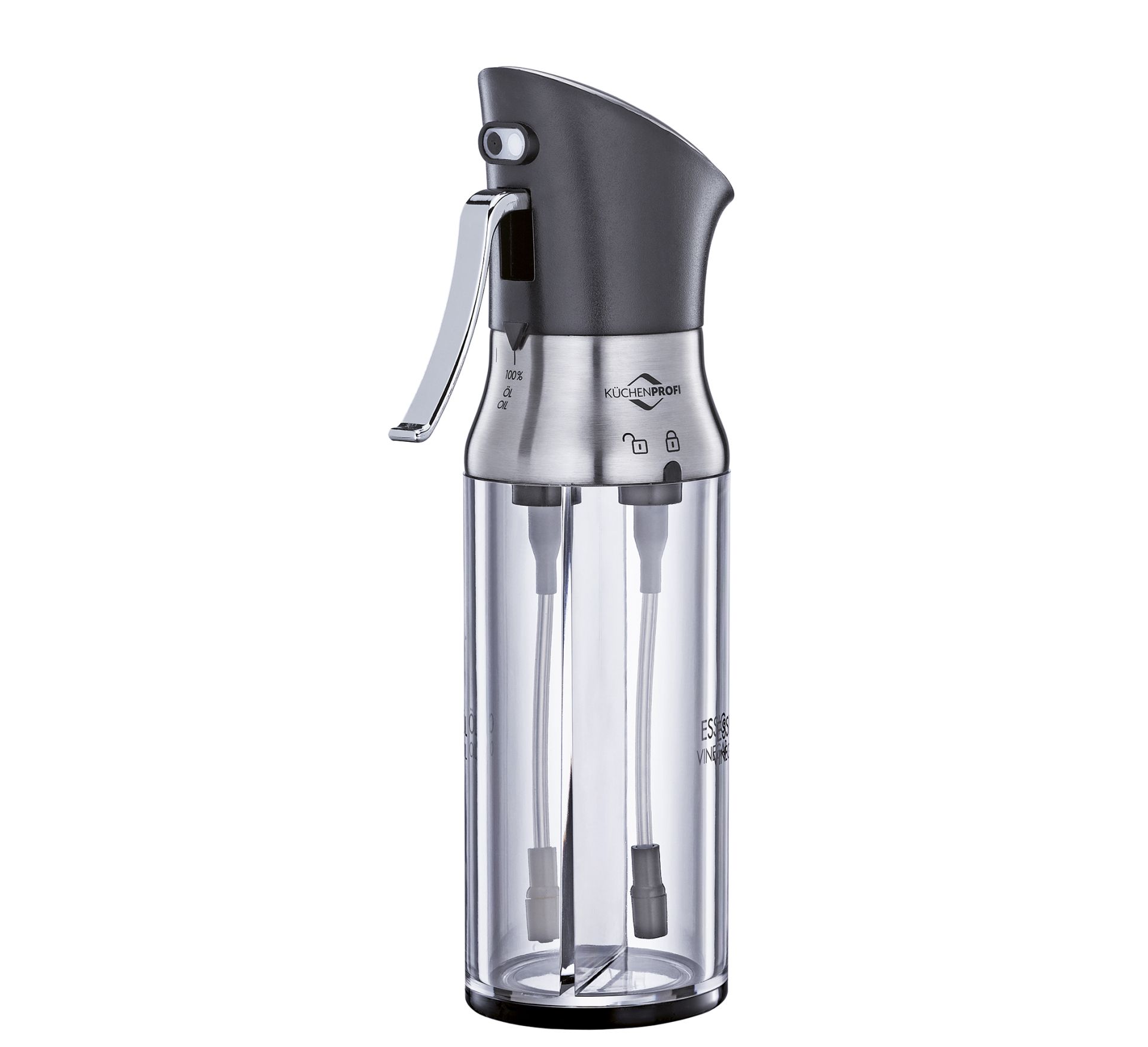 Kuchenprofi Olie-& Azijnspray Siena 2-in-1 - Verstuiver - 2x 95ml - 6x20.5 cm