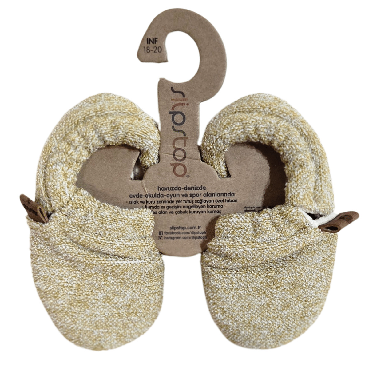 Slipstop Kids Bootie Mustard maat 24-25