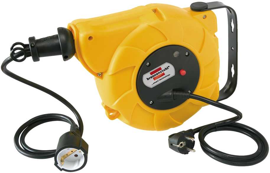 Brennenstuhl Automatische Kabelhaspel 9+2m 3G1,5 - wand- of plafondmontage