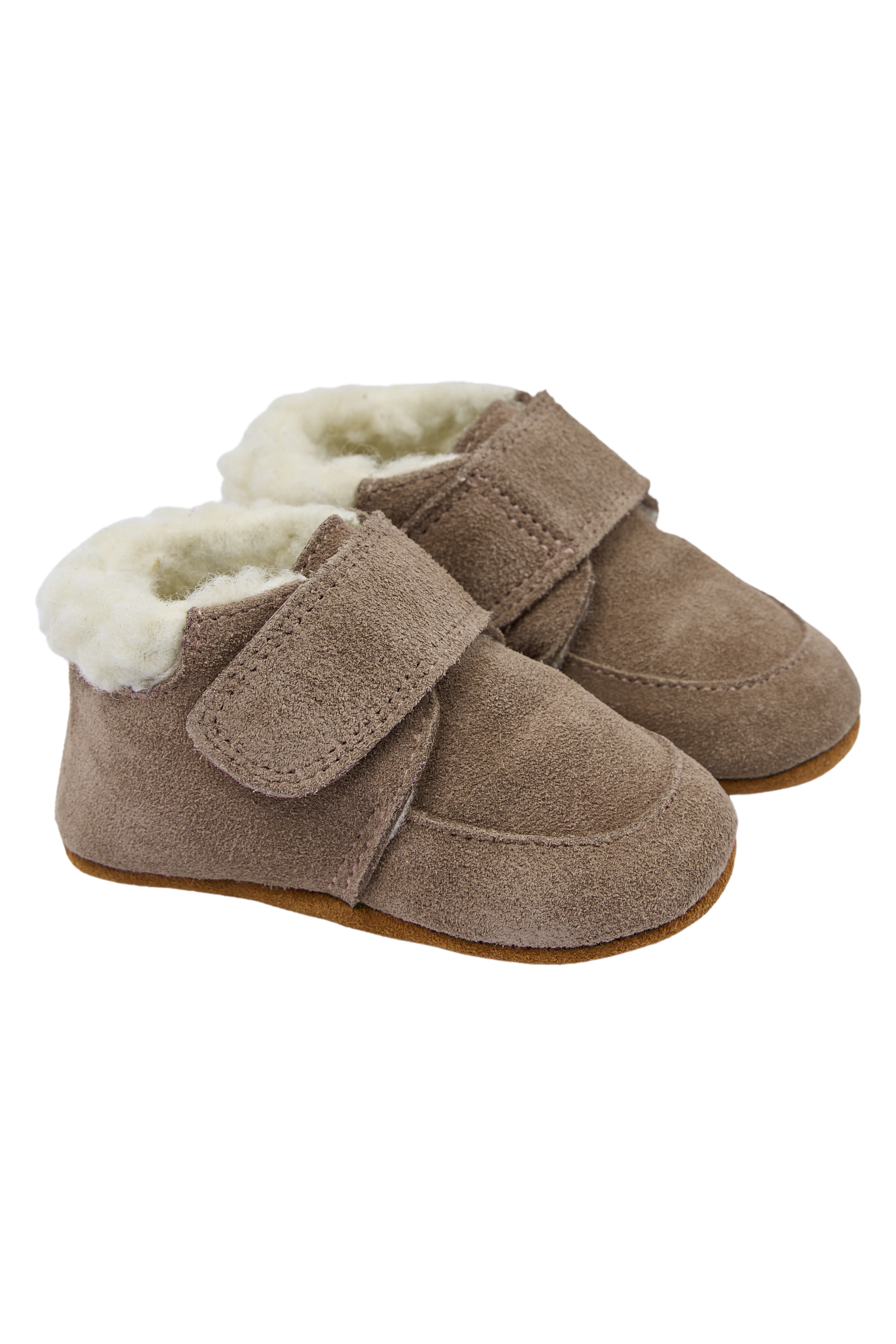 Pom Pom Schoen Baby Unisex Beginners Velcro Shepherd Taupe - maat 19-20