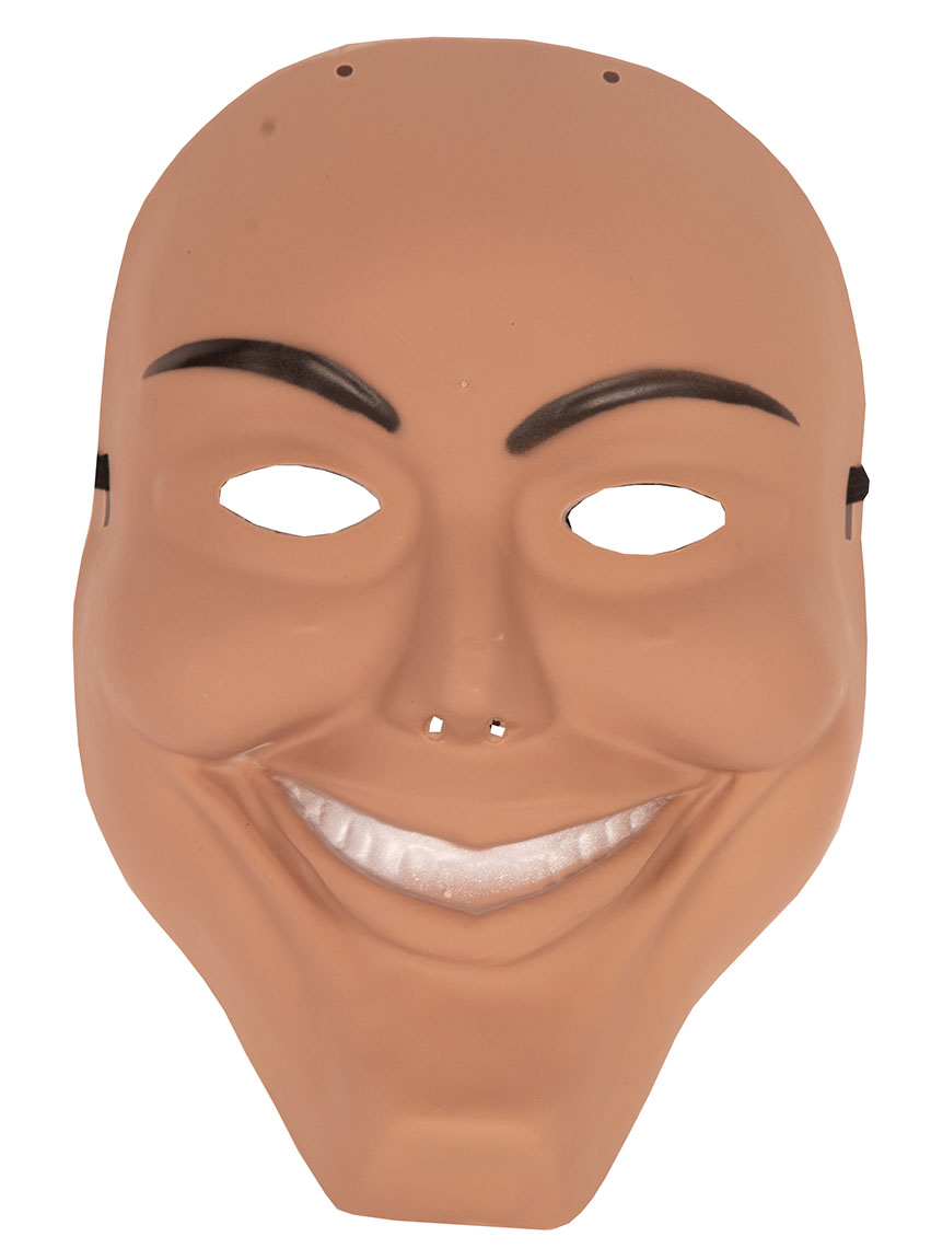 Masker Lachende Man met Lange Kin