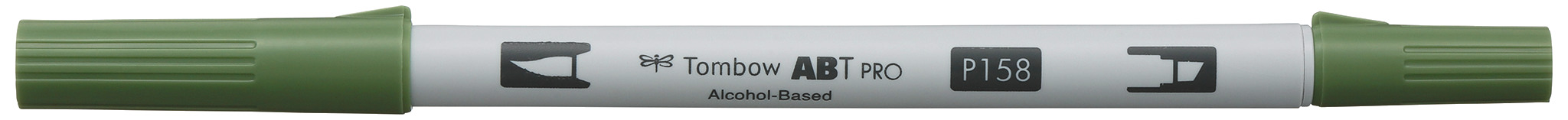 Tombow Alcohol Marker ABT Pro Donker Olijf