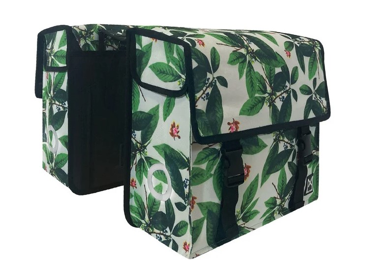 Willex Fietstas Green Leaves 34l Dubbel Waterdicht