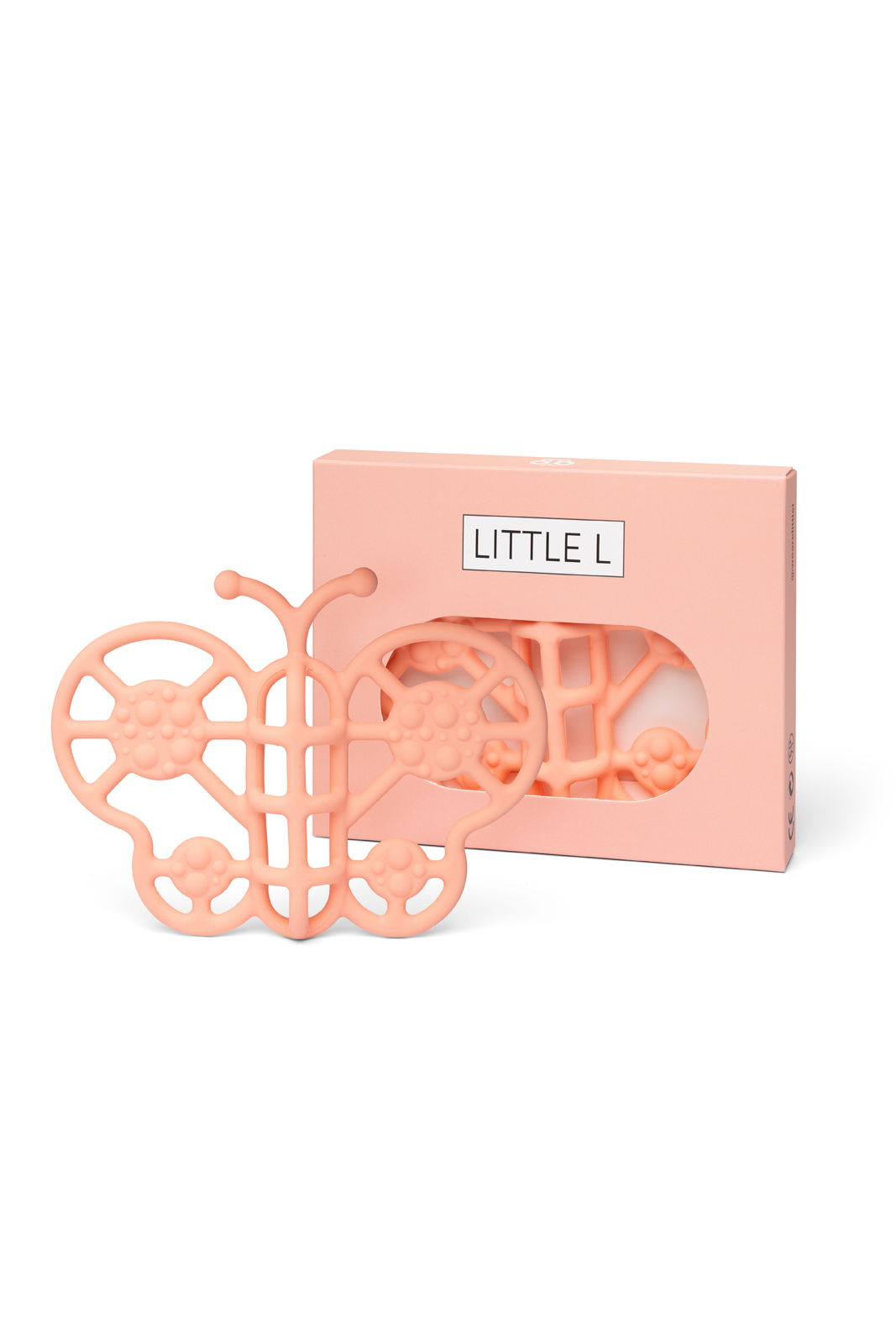 Little L Bijtspeelgoed Vlinder - Roze