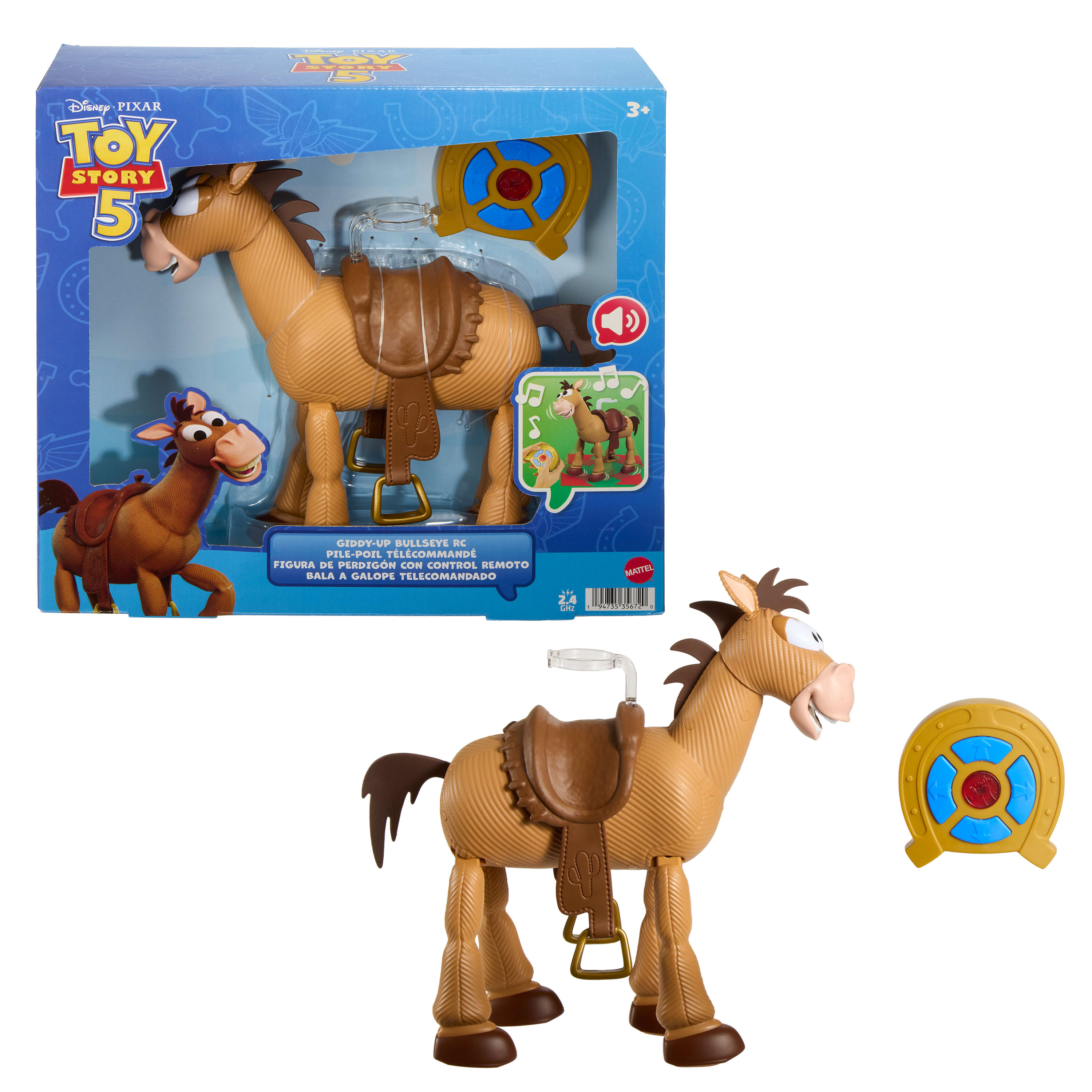 Toy Story 5 - Griddy-Up Bullseye R/C, Stapt en danst