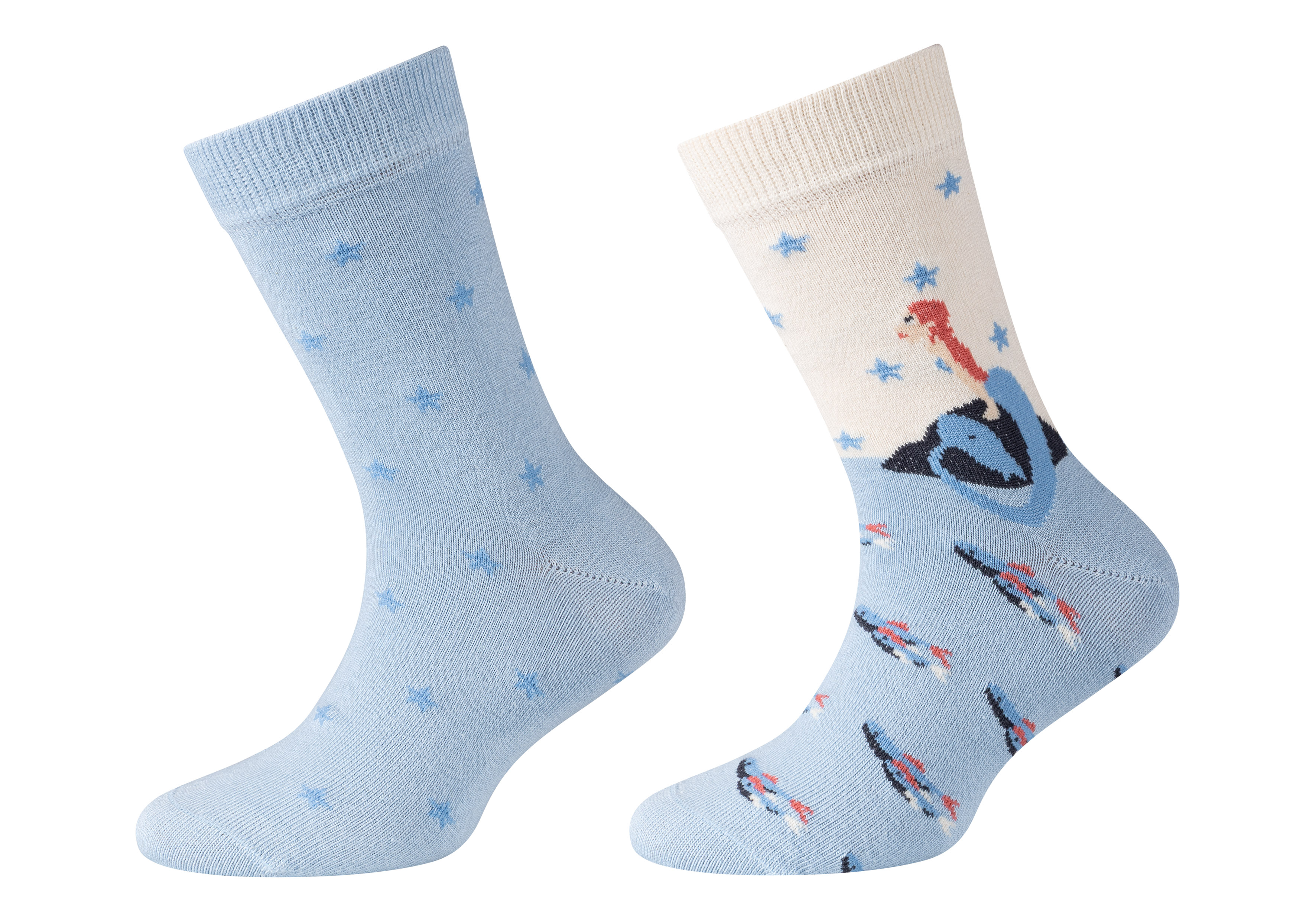 Flip Socks Sokken Kids Motif 2paar Mermaid - maat 23/28