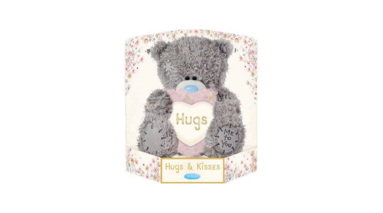 Me To You Pluche Beer Hugs & Kisses 16cm