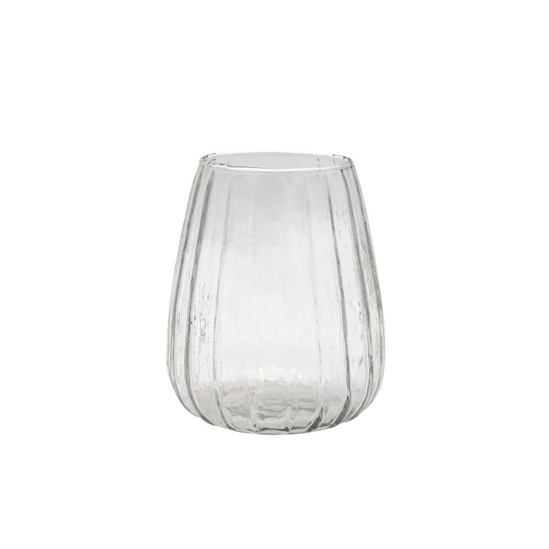 Leeff Windlicht Liz 13x17 cm - Glas - Mondgeblazen & Handgemaakt