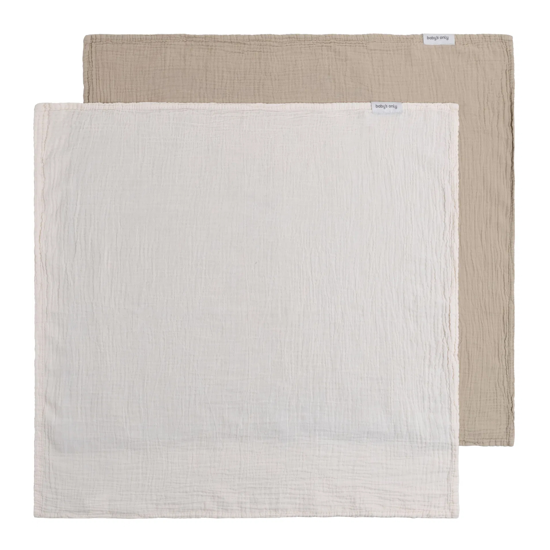 Baby's Only Tetradoeken Tender Beige Linnen 115x115 cm - 2 stuks