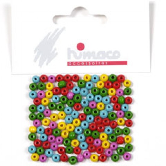 Himaco Houten Parel Mix 4 mm
