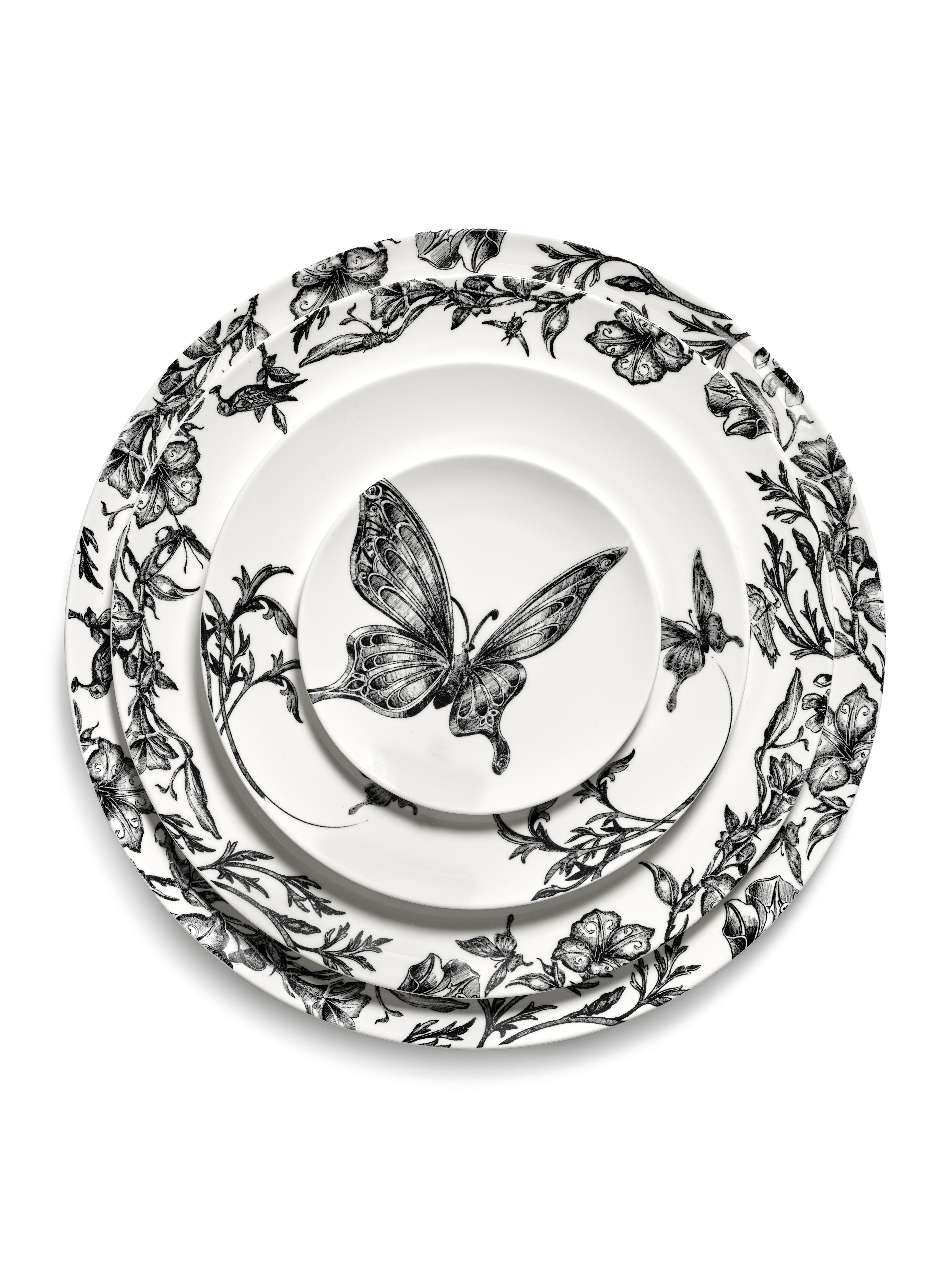 Serax Broodbord Butterfly Unity 12cm - Porselein - by Tomorrowland
