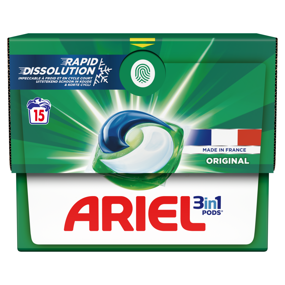 Ariel Wasmiddel Pods allin1 Regular 15 stuks