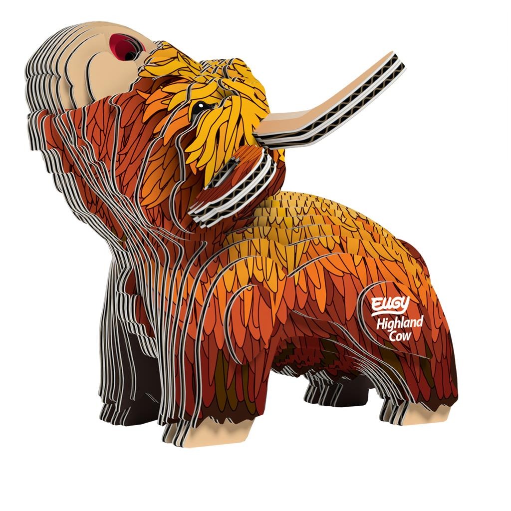 EUGY 3D Puzzel - Hoogland Koe