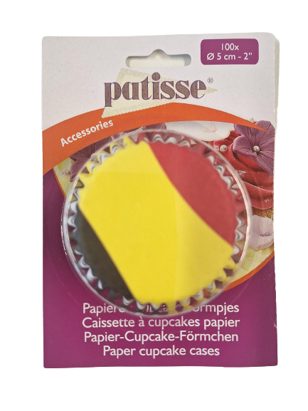 Patisse Cakevorm Belgium 100 stuks - Papier