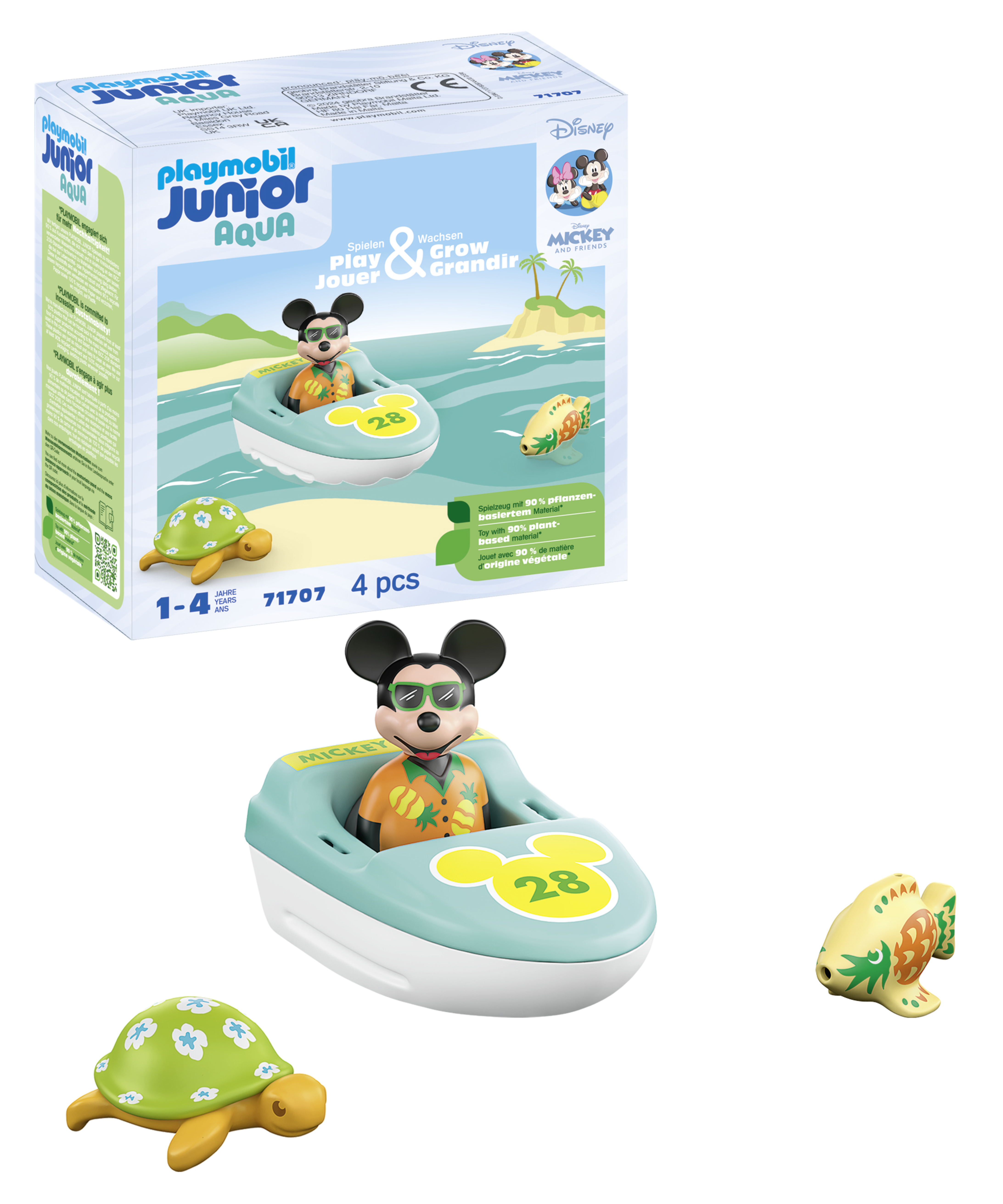 Playmobil Junior Aqua & Disney 71707 Mickey's boottocht