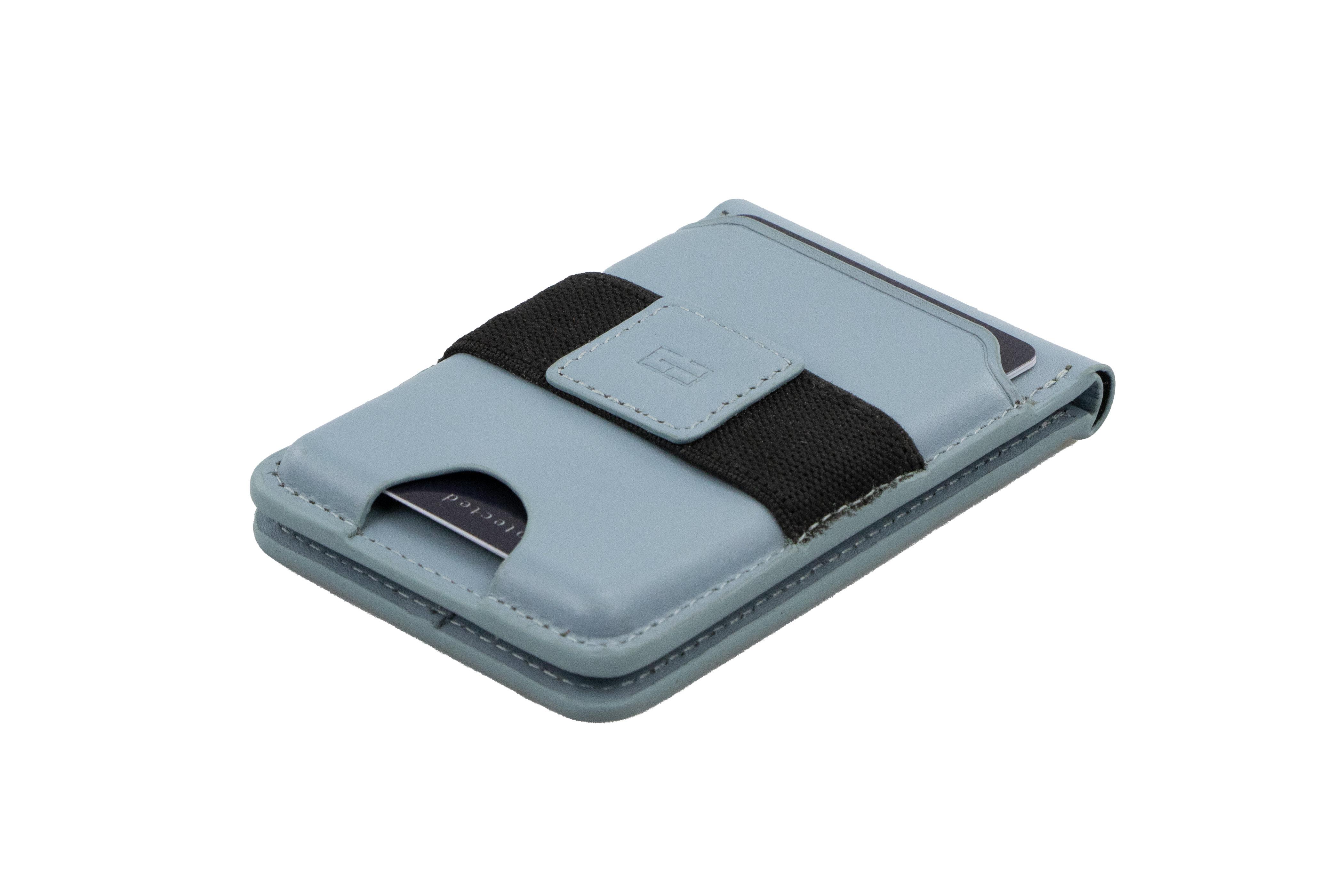 Garzini MagSafe Stand Portefeuille Leder Blauw