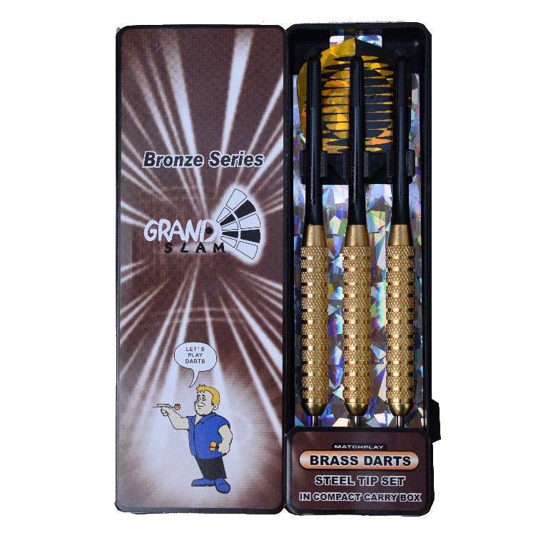 Grandslam Dartsset Brass 3 Pijlen 18/20/22/24 Gram - assorti - prijs per stuk