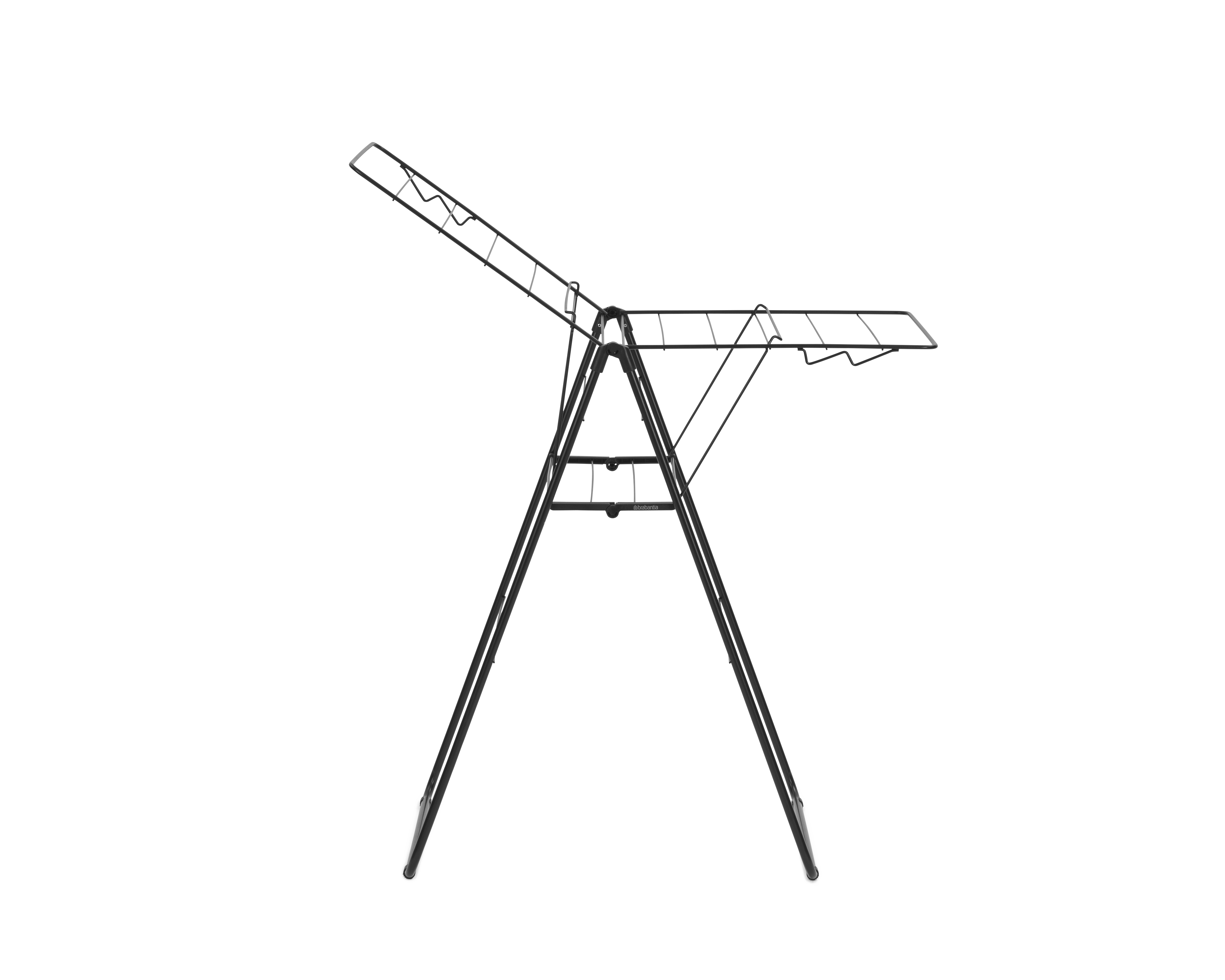 Brabantia Droogrek HangOn 15m Matt Black - Hoogte 98cm