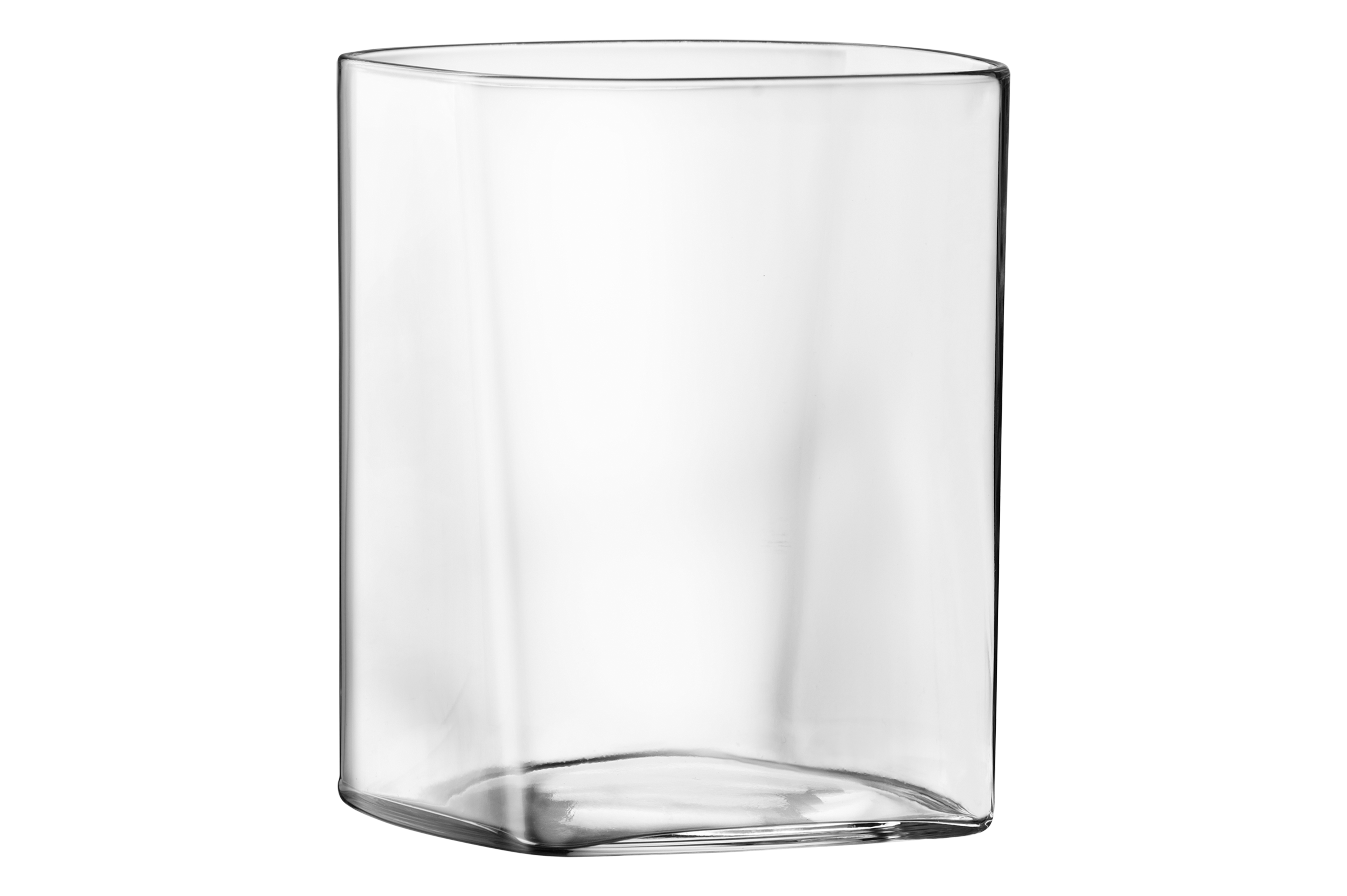 Luigi Bormioli Cocktailglas Top Class Square 42.5cl set 6 stuks - Tumbler D.O.F. - 8x8x10 cm
