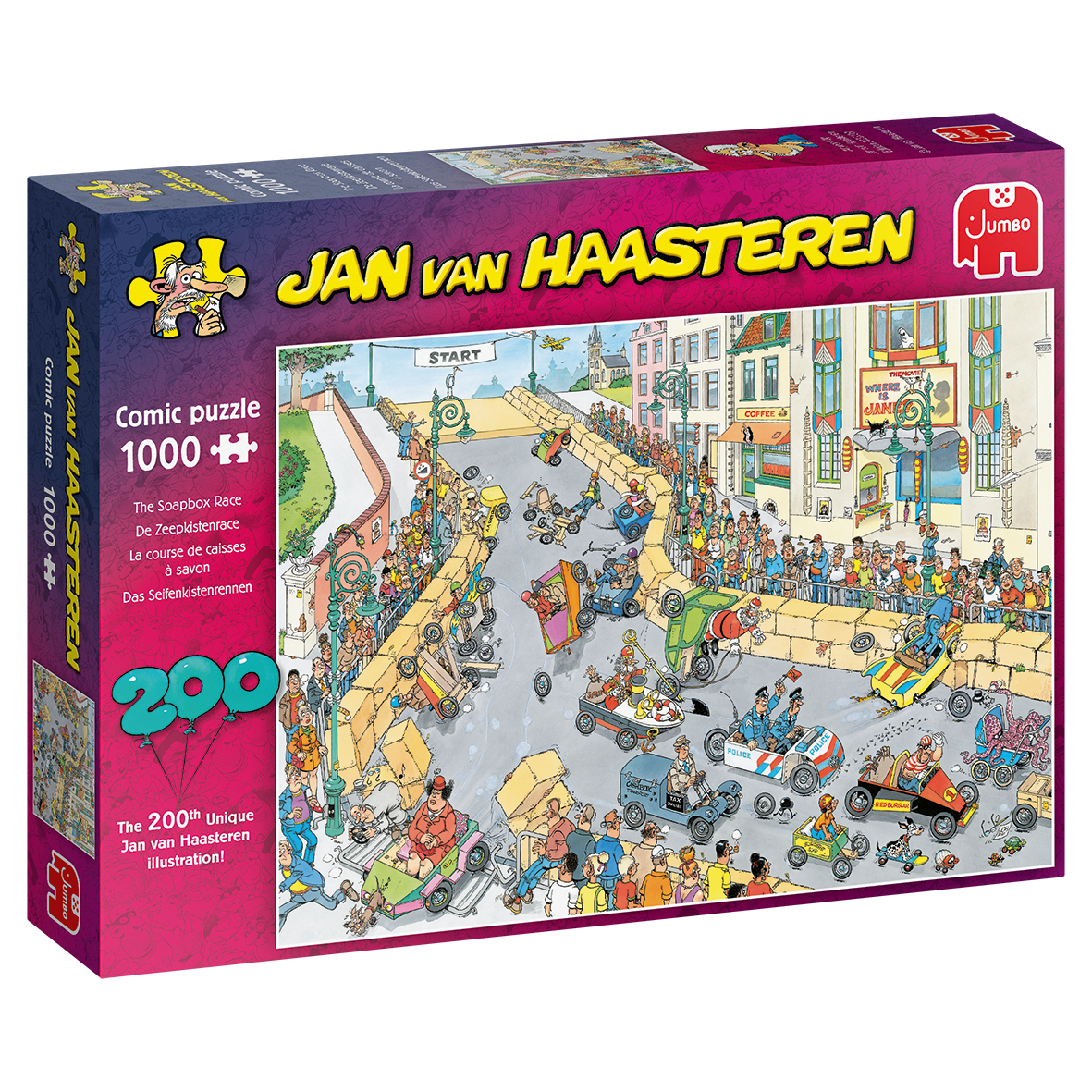 Jan van Haasteren De Zeepkistenrace Puzzel 1000 stuks
