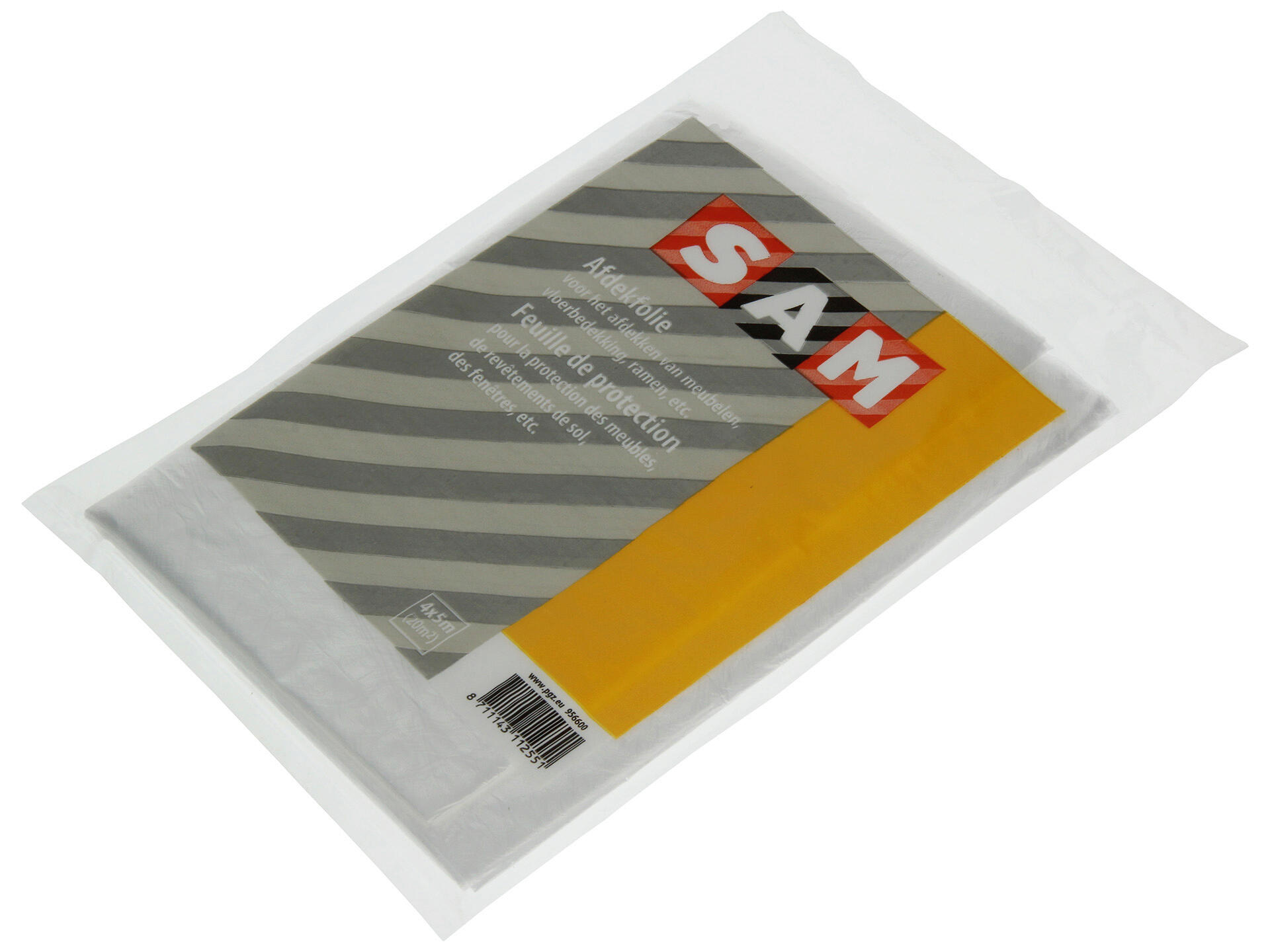 SAM Afdekfolie 4x5 m 0.01 mm Transparant