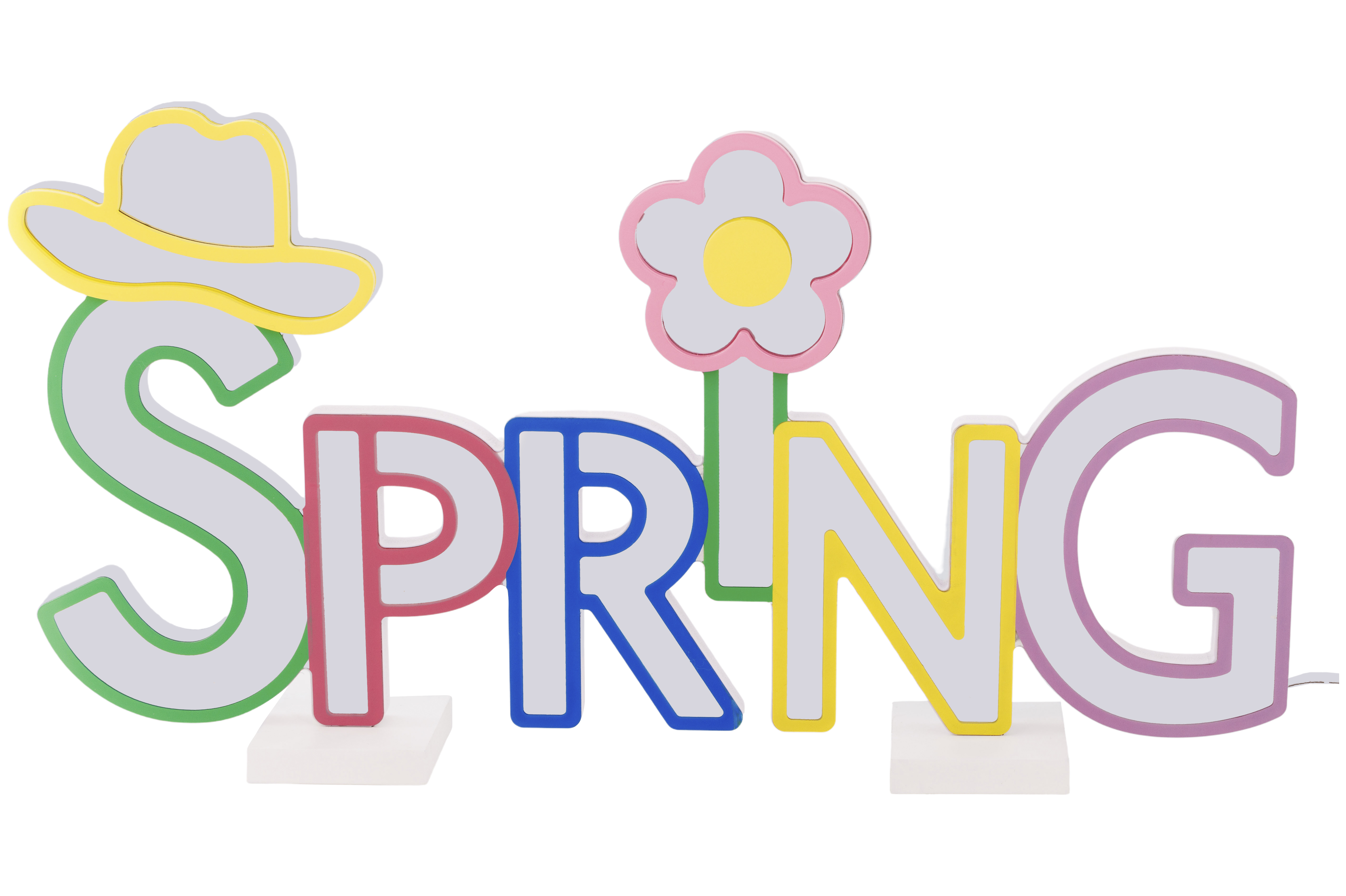 Cosy@Home LED Infinity Spring - 43x5x22 cm - Multicolor - met USB