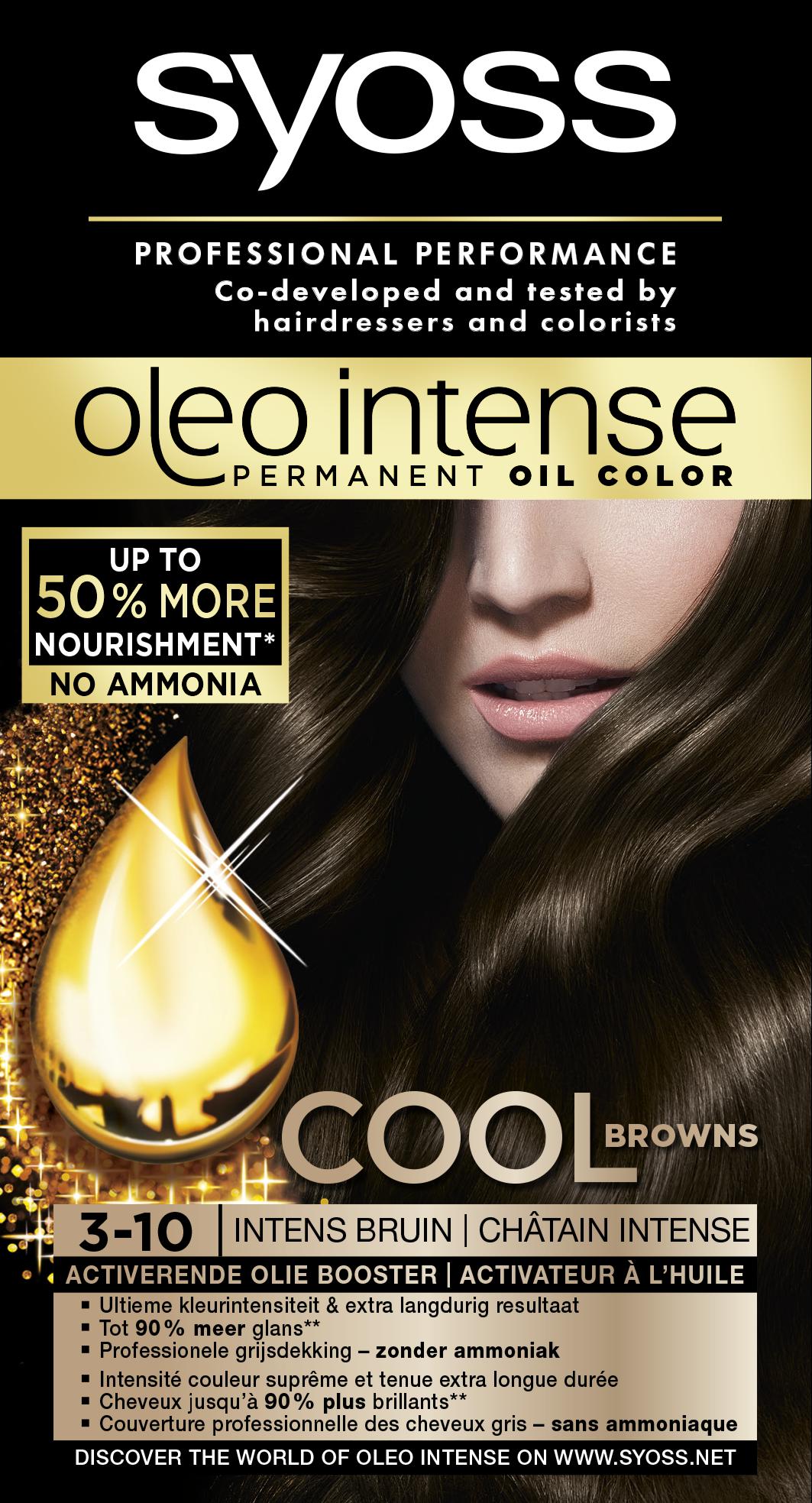 Syoss Haarkleuring Oleo Intense 3-10 Deep Bruin - 115ml