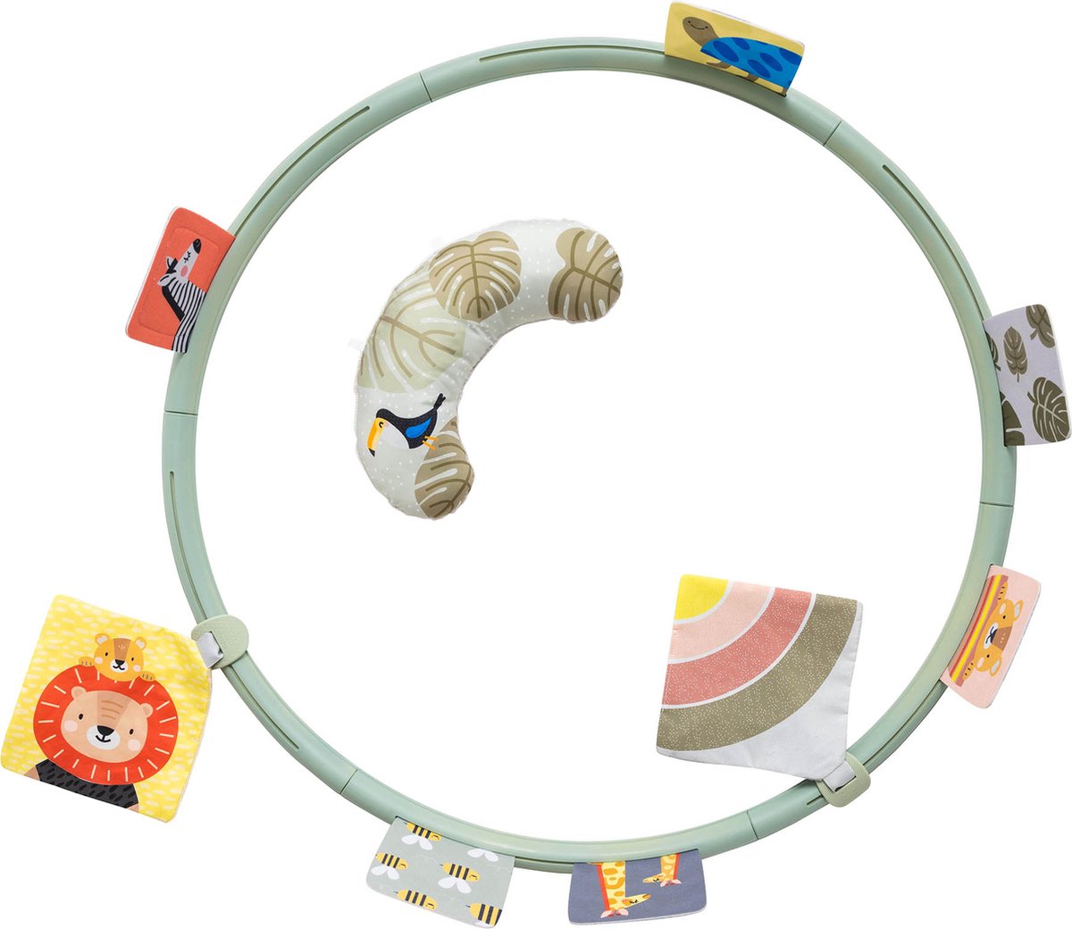 Taf Toys Tummy Time Trainer Cirkel met Kussen en Activitiess 90x35.5 cm