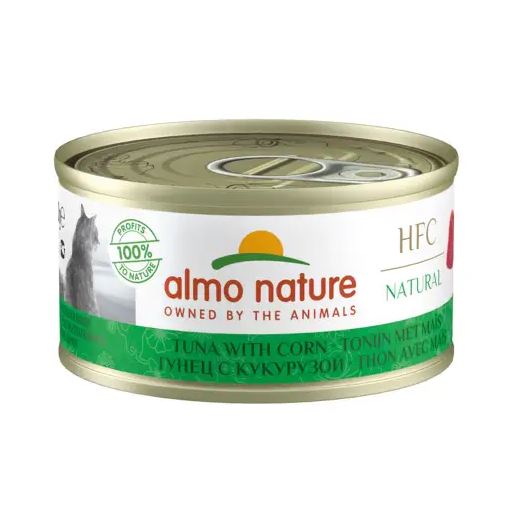 Kattenvoer almo nature blik 70gr Tonijn met Ma‹s