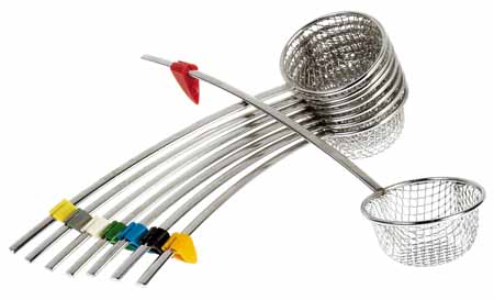 Louis Tellier Zeefjes voor Fondue set 4 stuks 6cm Inox