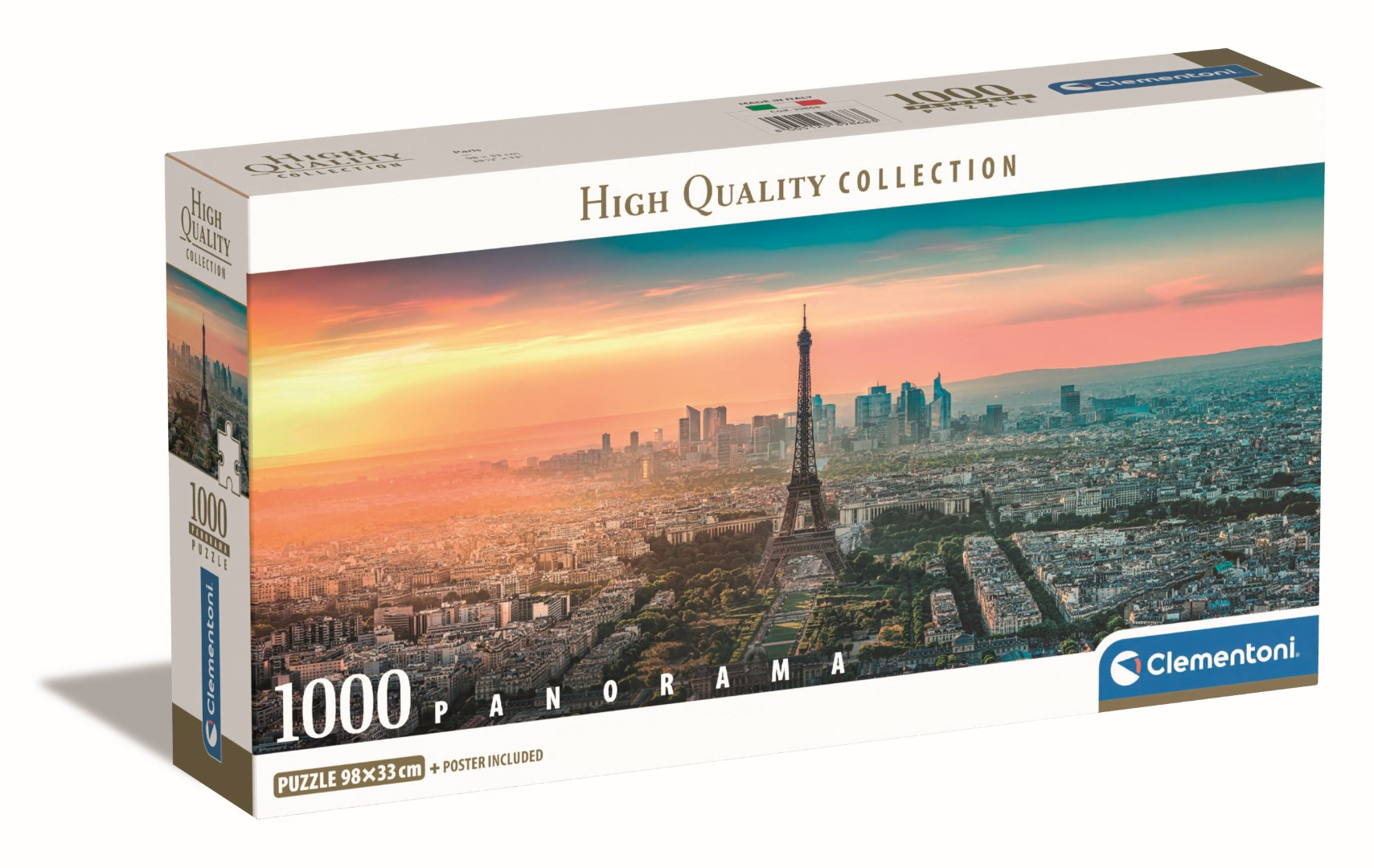 Clementoni Panorama Puzzel Parijs 1000 Stuks