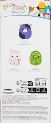 Micromallows 6,5 cm pluche 3 pack - Ingred, Amelie, Daisuke