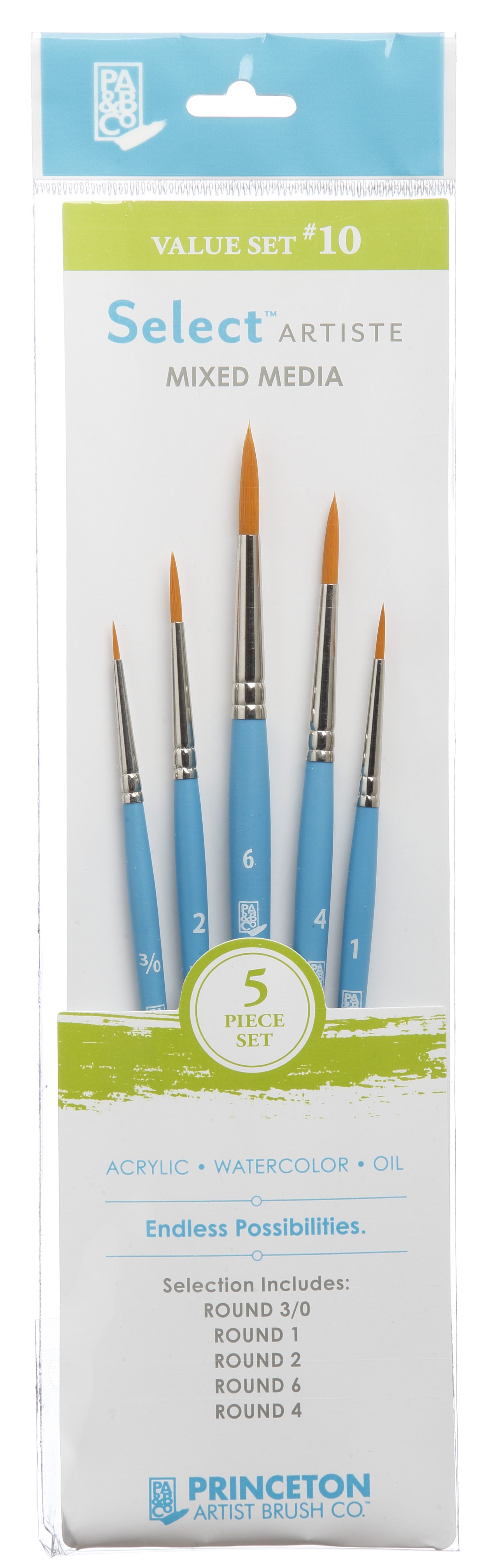 Princeton Penselen Select Value Set 10 5 stuks