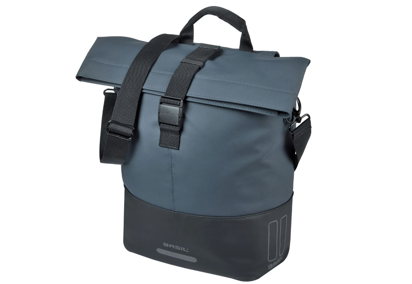Basil Cove Shopper Fietstas 14-16l Marineblauw-Zwart