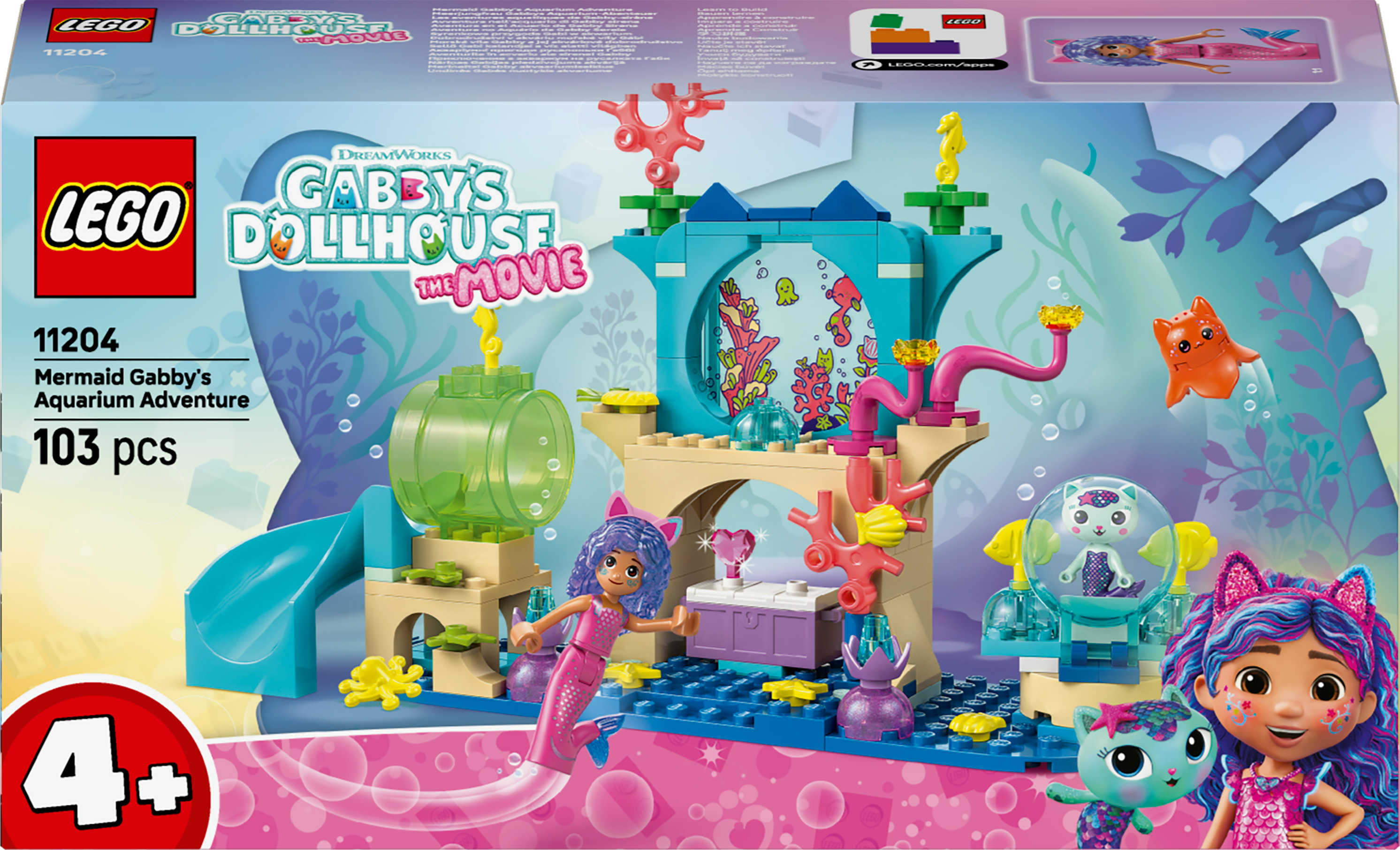 Lego Gabby 11204 Zeemeermin Gabby's Aquariumavontuur