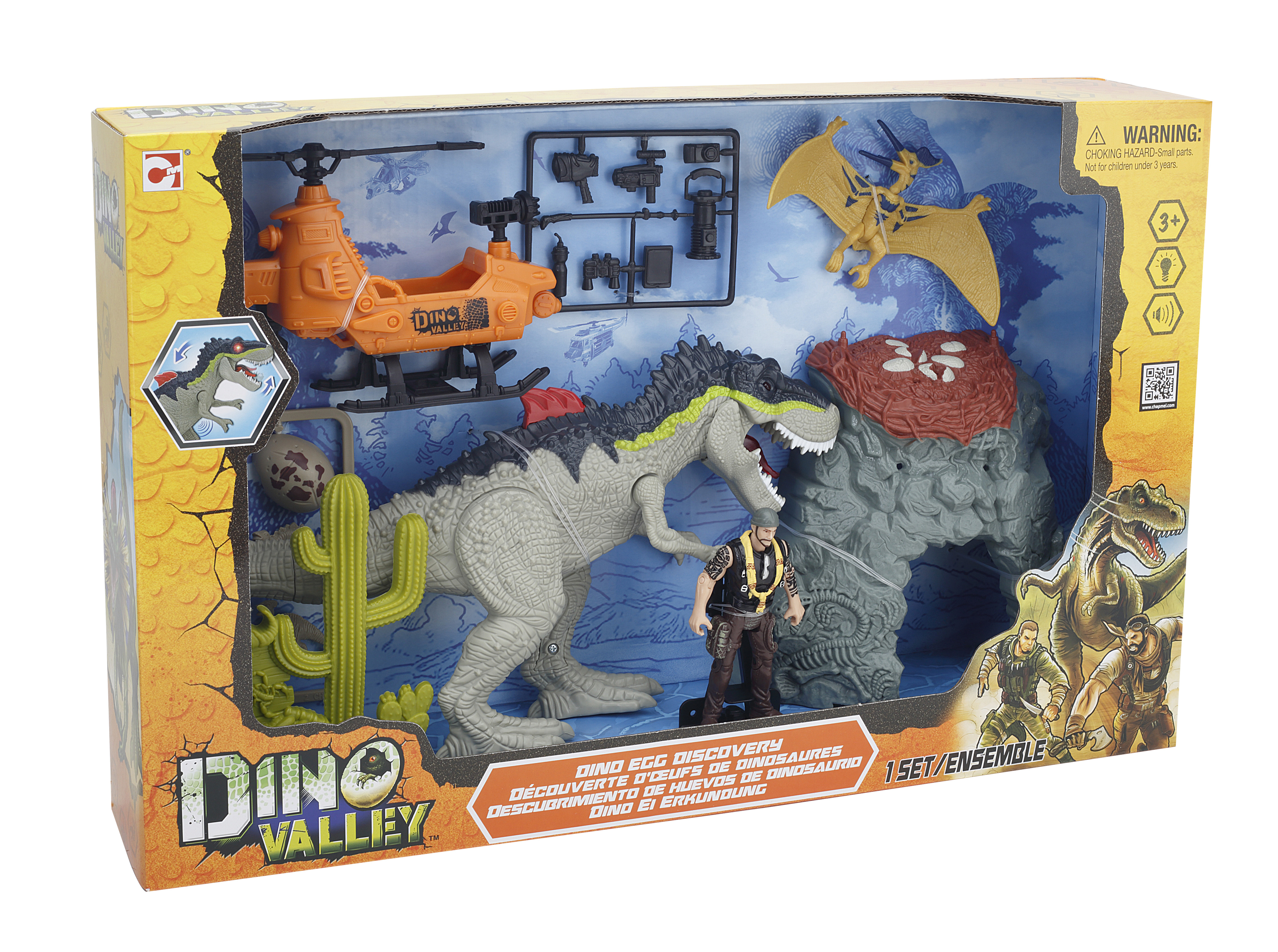 Dino Valley Eiergrot Aanval Speelset