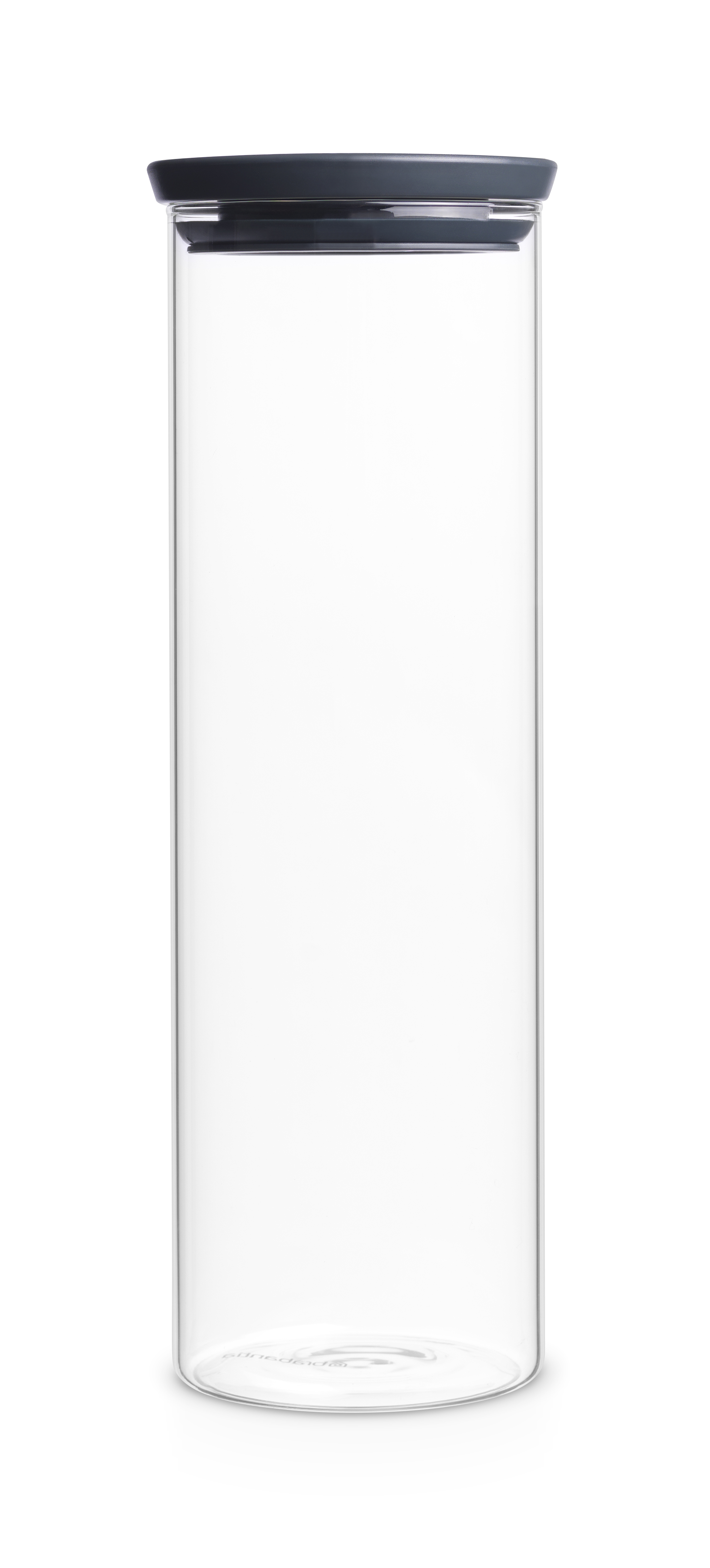brabantia-voorraadpot-met-deksel-1-9l-stapelbaar-dark-grey-glas