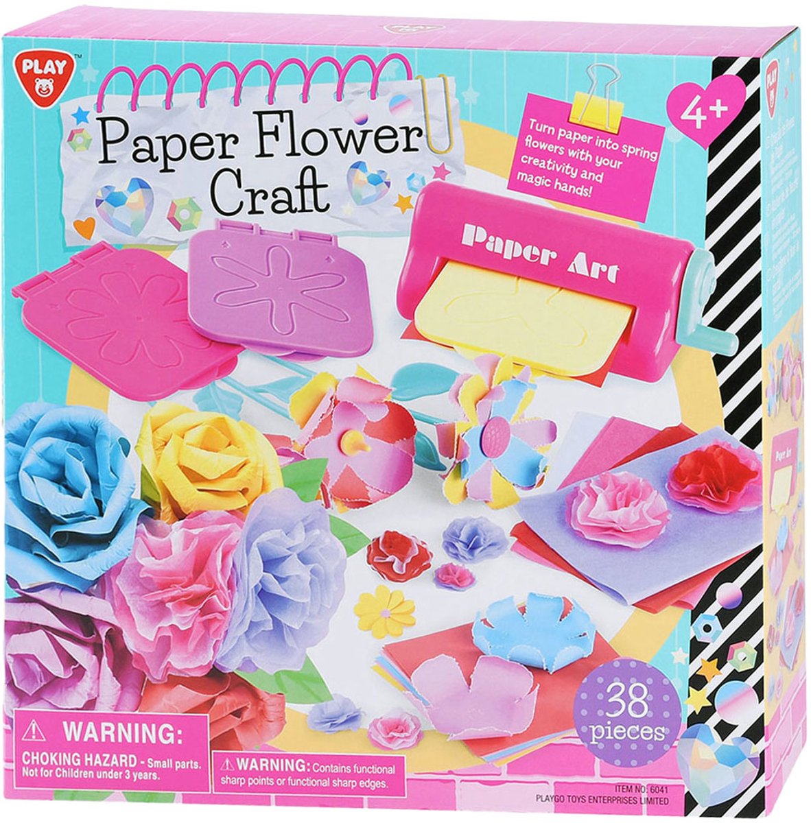 Papieren bloemen maken met een persrolsyteem