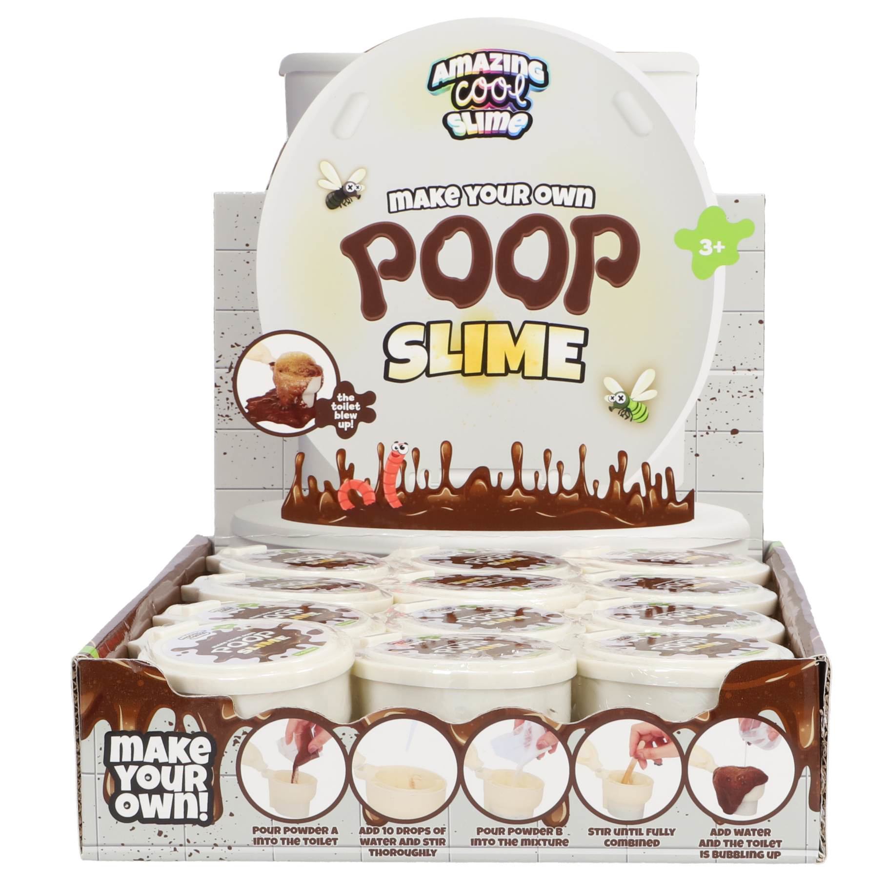 Amazing Cool Toilet met slime en scheetgeluid