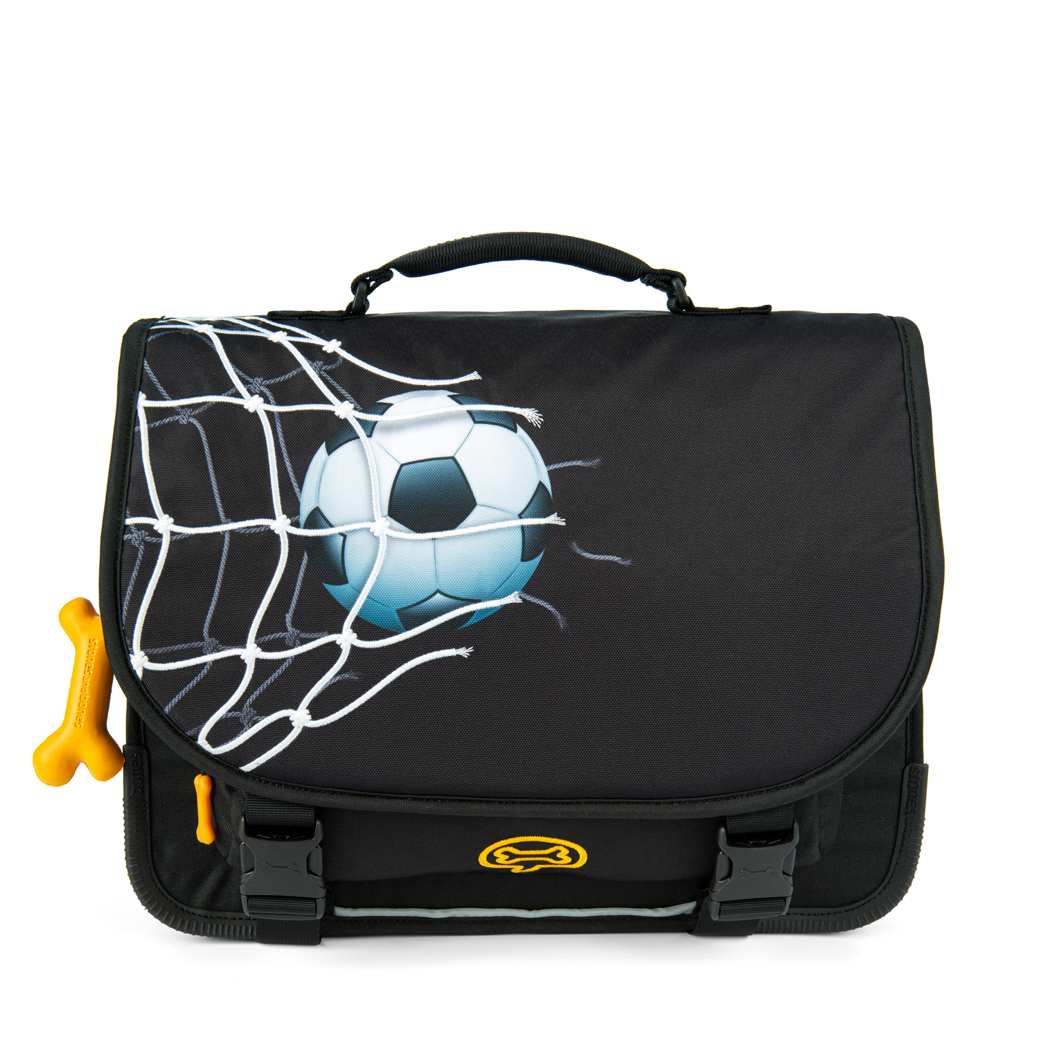STONES and BONES Boekentas Cedar PL 18l Goalgetter Black 40.5x25x30.5 cm