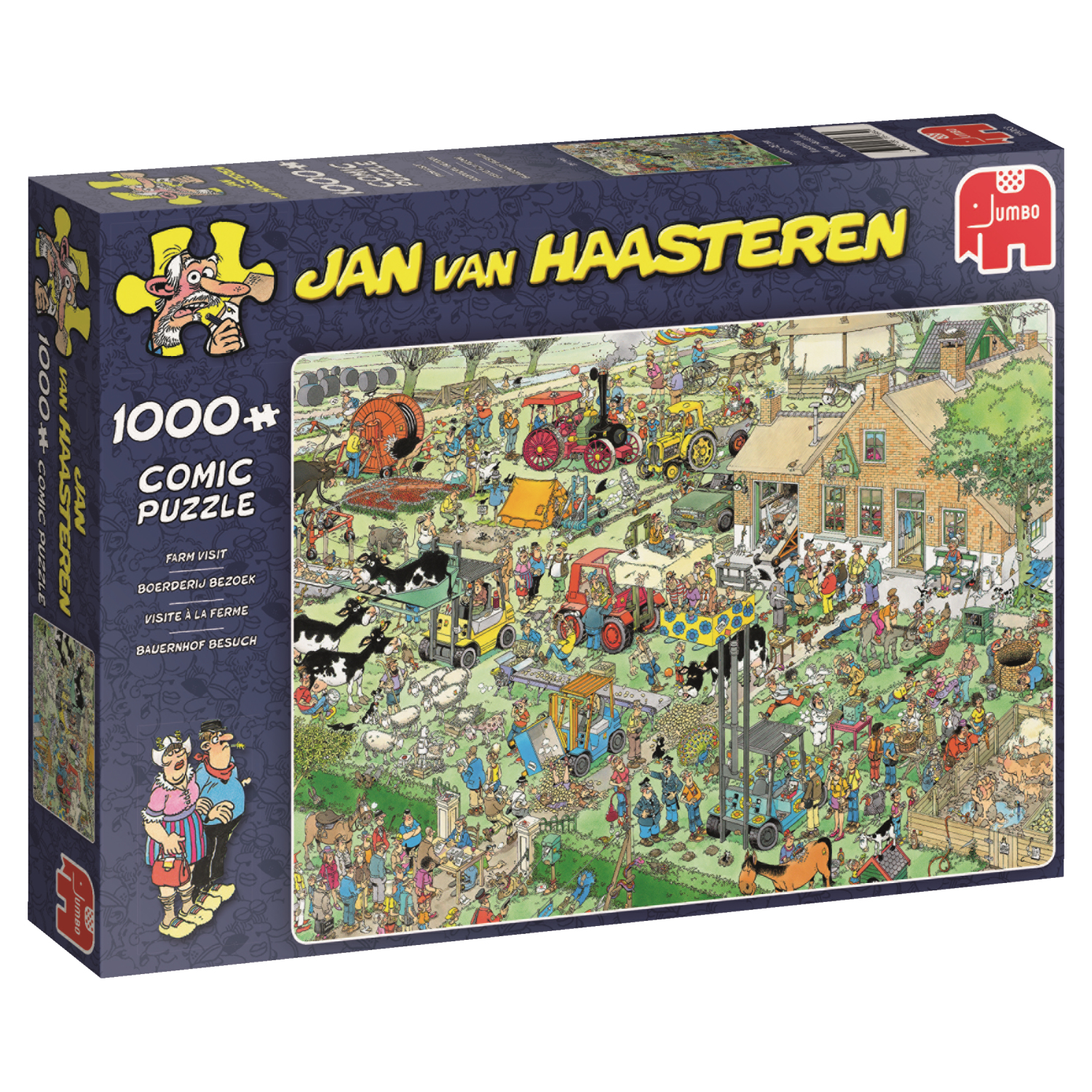 Jan van Haasteren Boerderij Bezoek Puzzel 1000 stuks