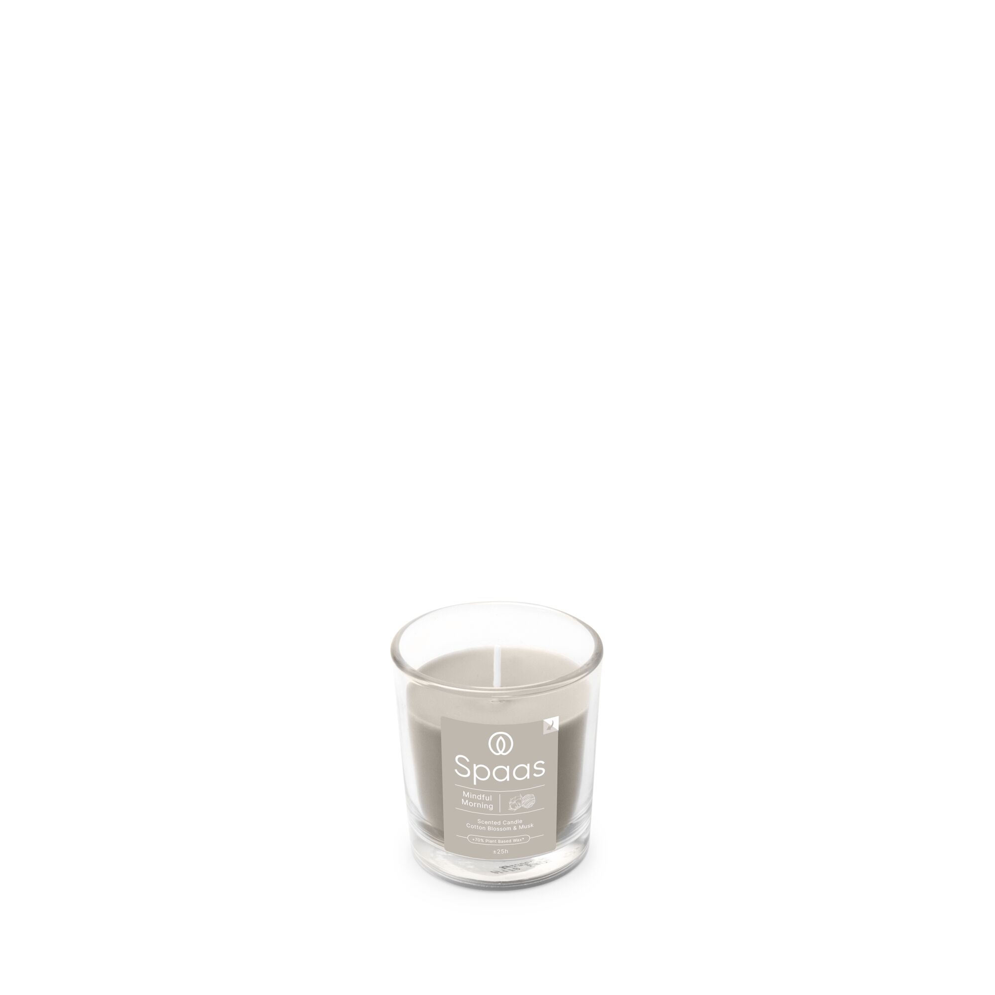 Spaas Geurkaars Mindful Morning - Cotton Blossom and Musk - 25 Branduren