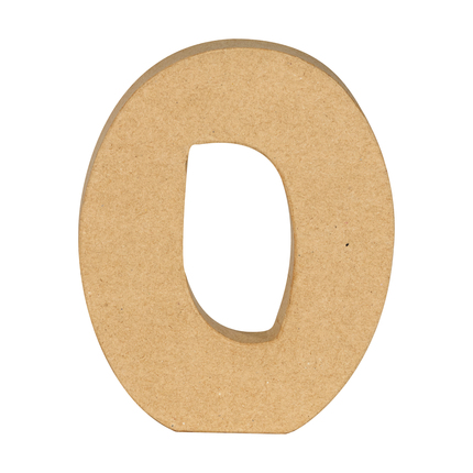 Decopatch Cijfer 0 Kraft - 20 cm