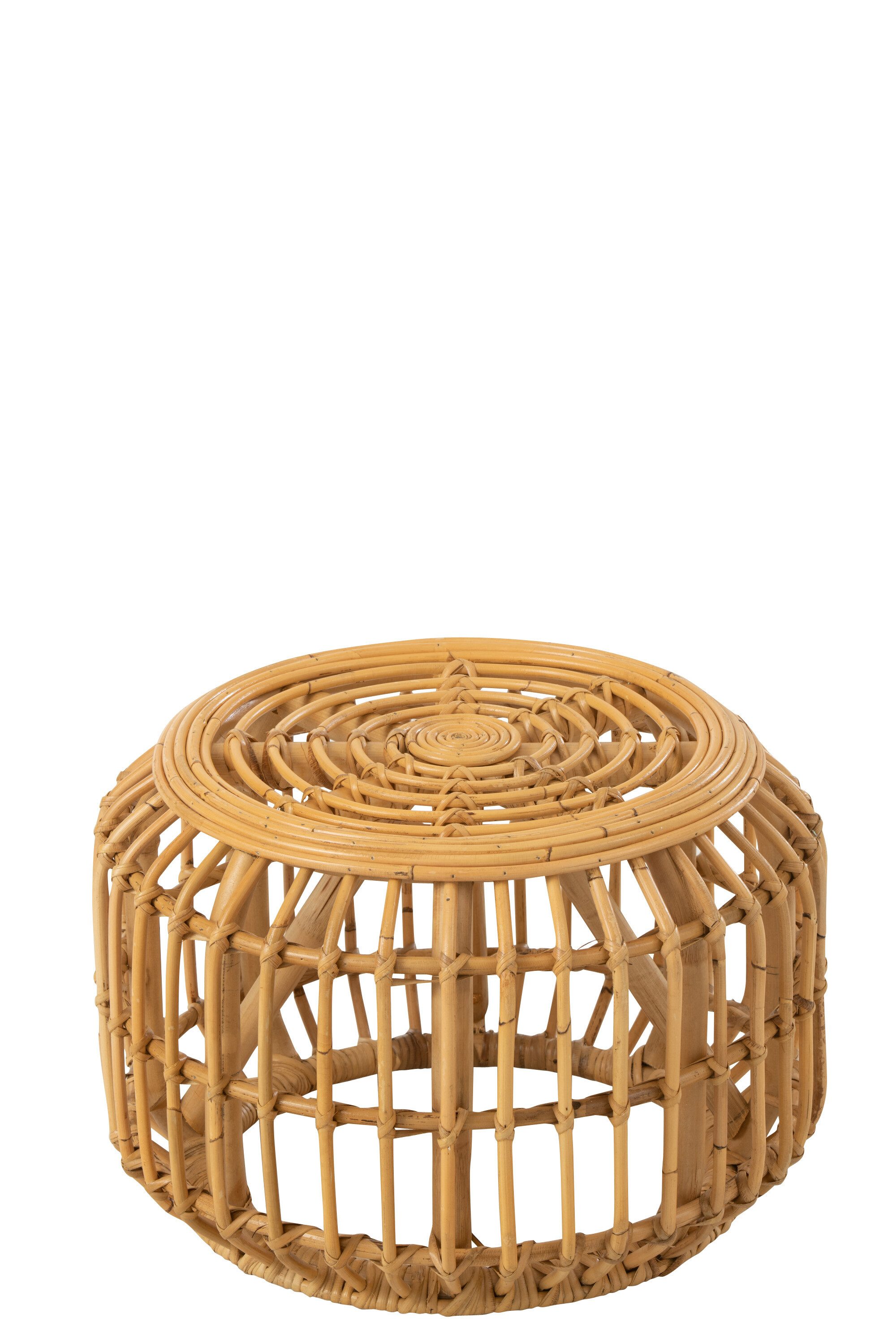 J-Line Salontafel Harry Naturel 45x30 cm - Rotan