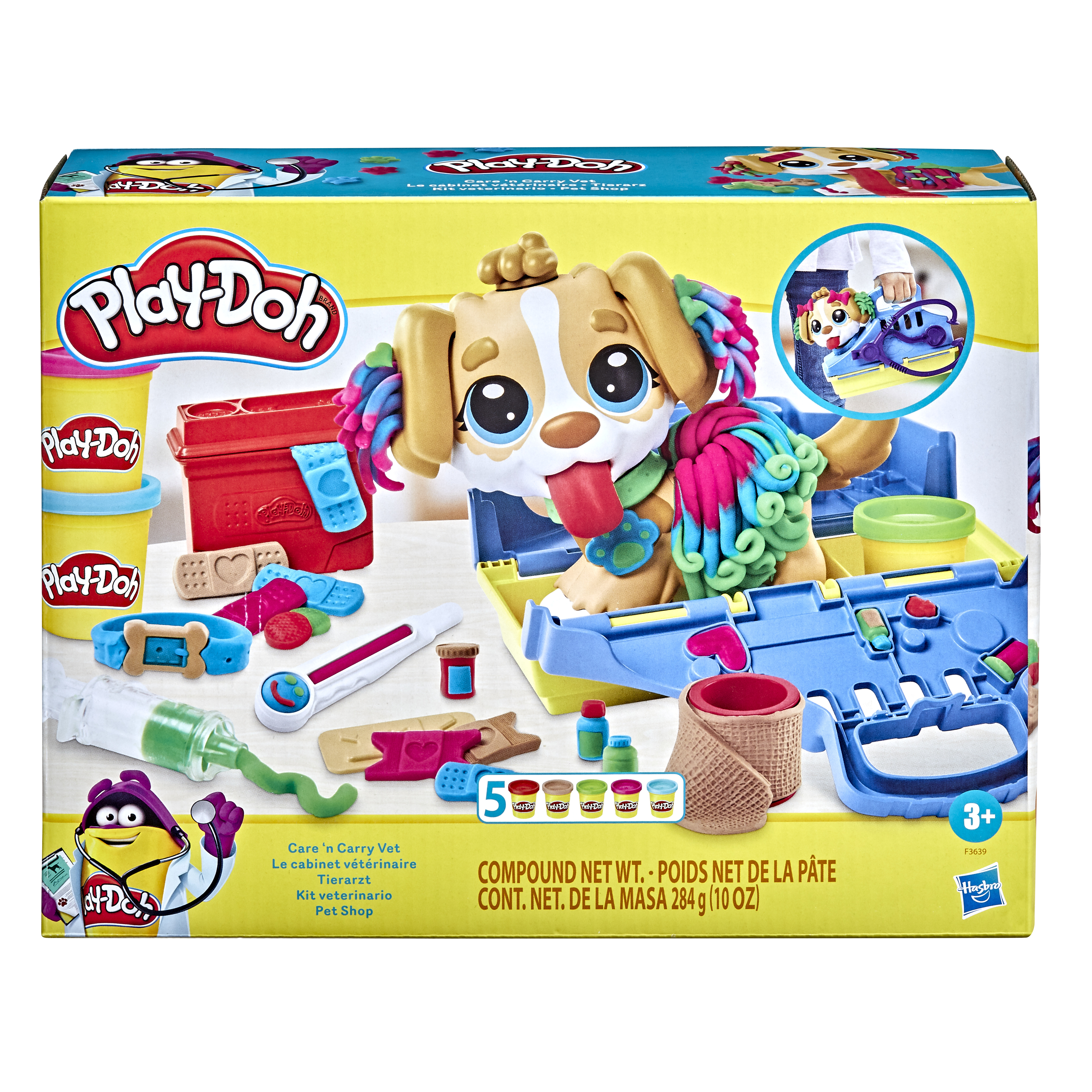 Play-Doh Care n Carry Vet, Dierenartsset